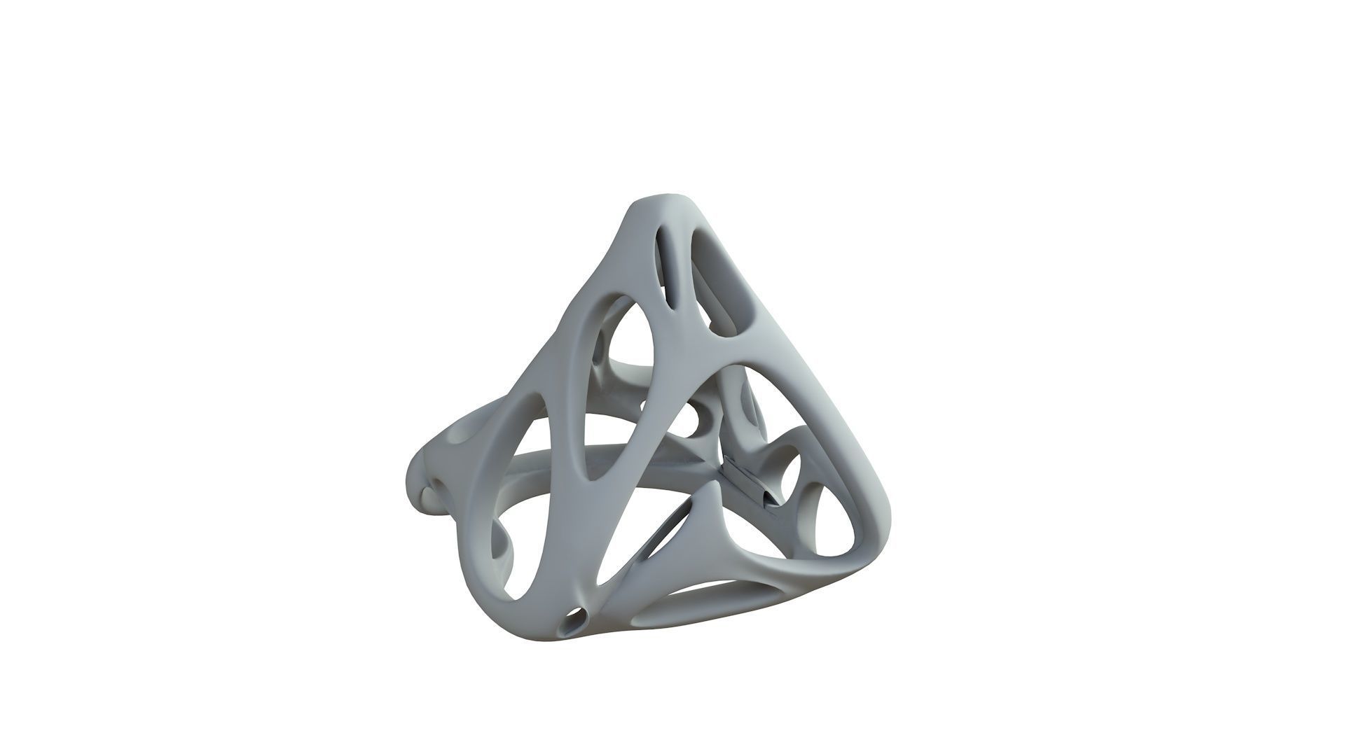 SciFi Cube Object No 62684 Low Poly Shape Low-poly 3D model_7