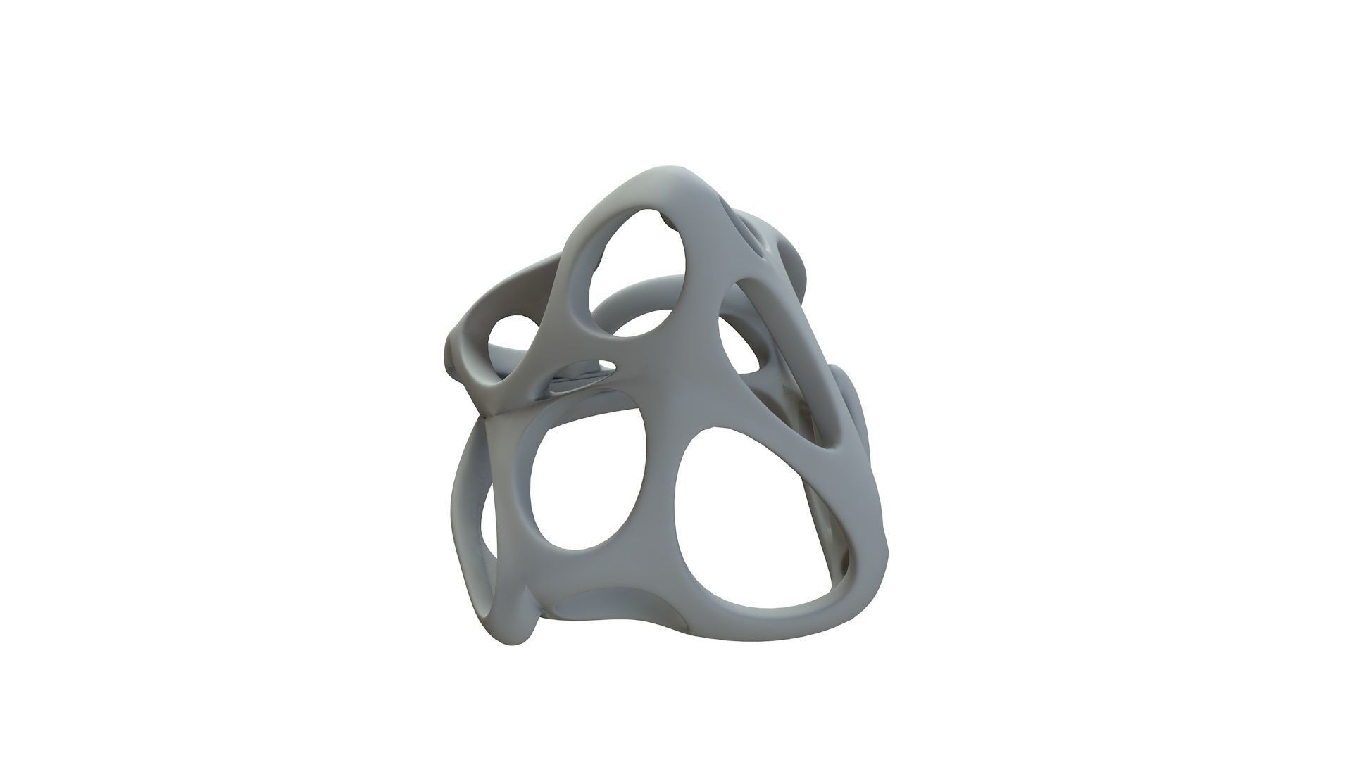 SciFi Cube Object No 62684 Low Poly Shape Low-poly 3D model_14