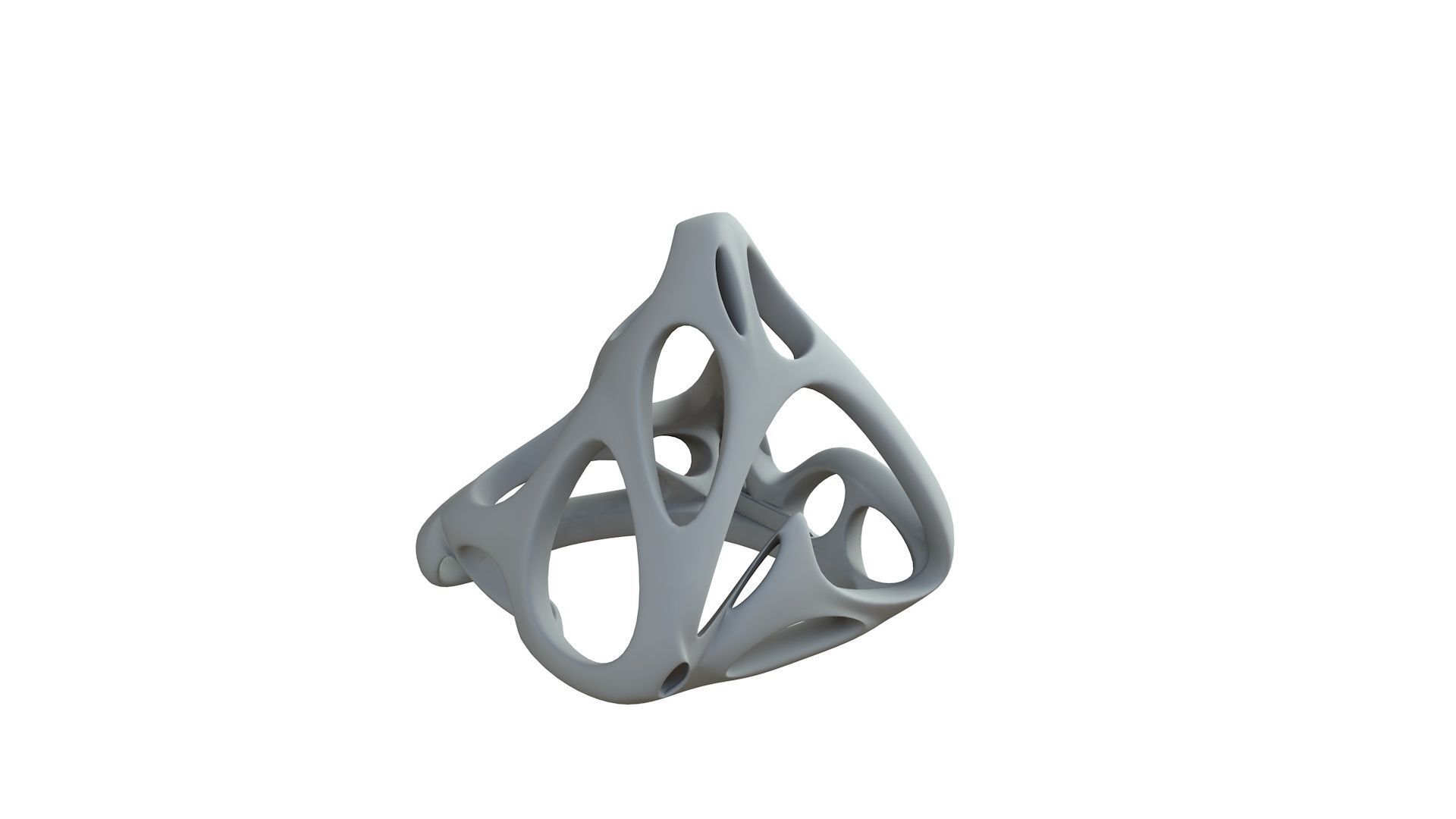 SciFi Cube Object No 62684 Low Poly Shape Low-poly 3D model_8