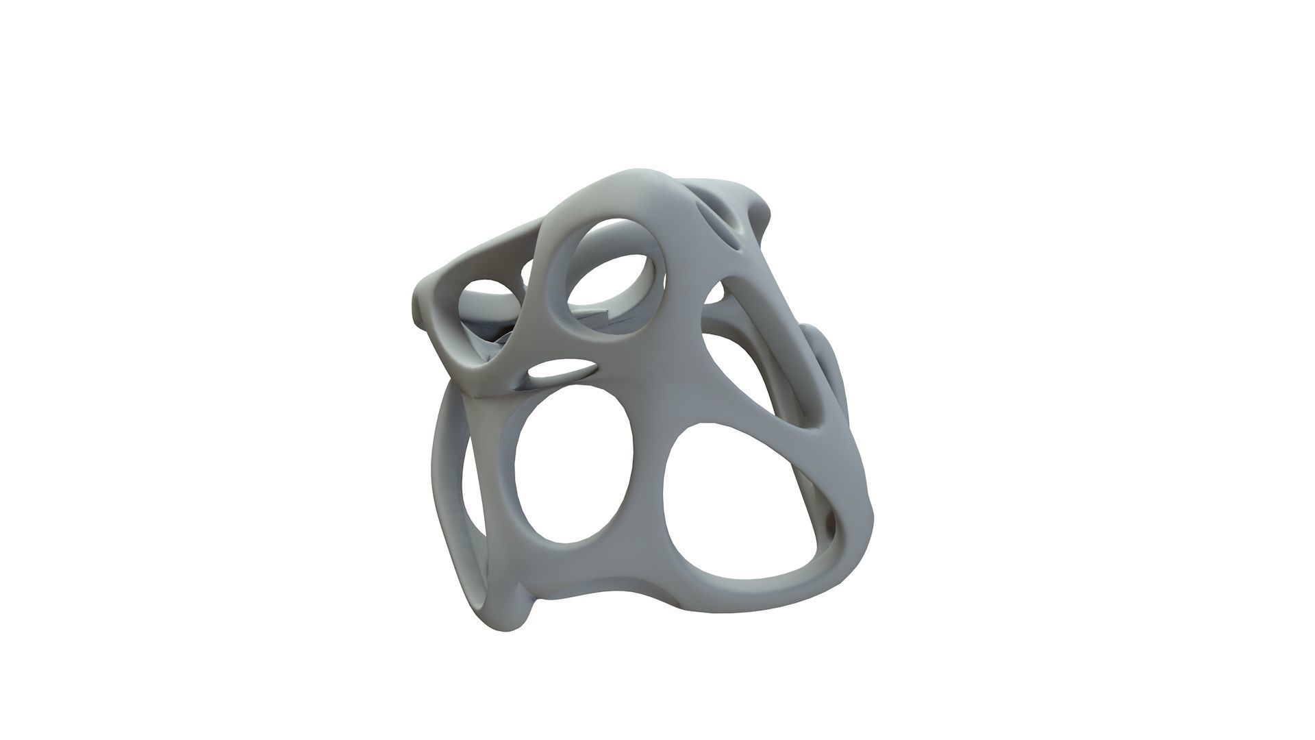 SciFi Cube Object No 62684 Low Poly Shape Low-poly 3D model_17