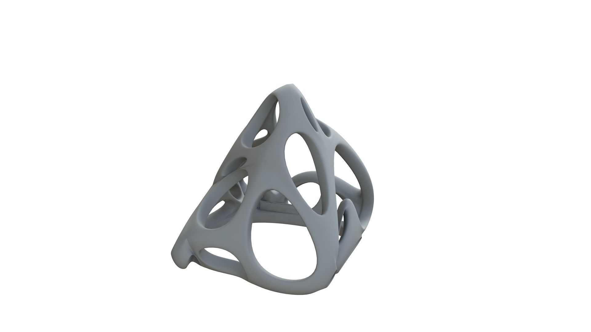 SciFi Cube Object No 62684 Low Poly Shape Low-poly 3D model_10