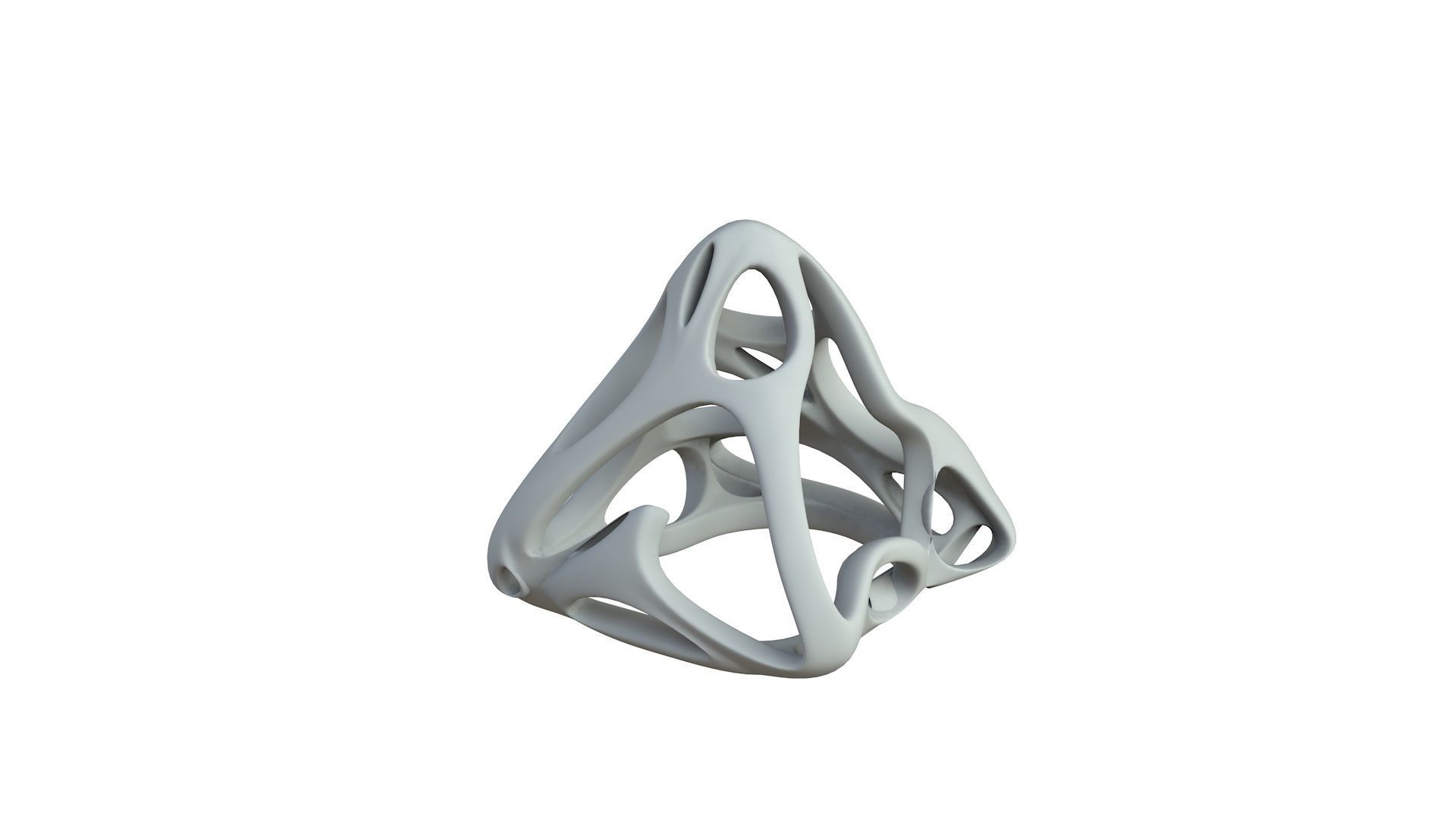 SciFi Cube Object No 62684 Low Poly Shape Low-poly 3D model_4