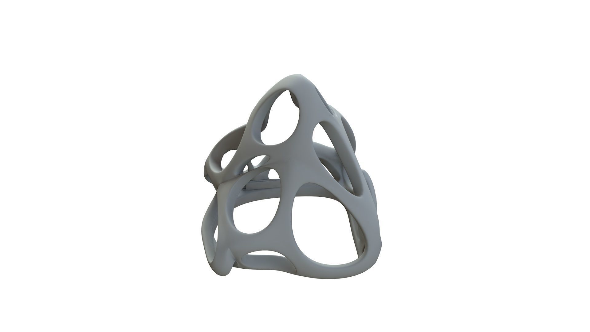 SciFi Cube Object No 62684 Low Poly Shape Low-poly 3D model_13