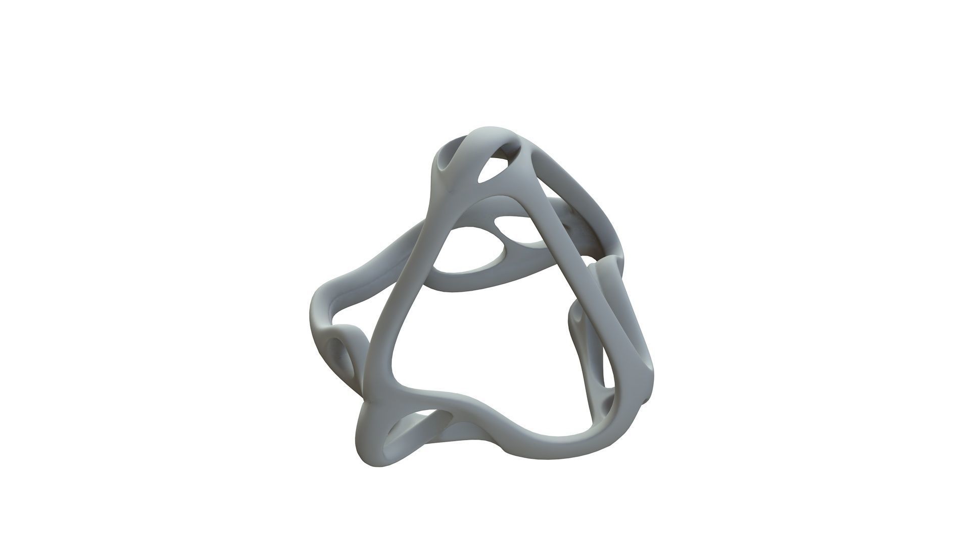 SciFi Cube Object No 62668 Low Poly Shape Low-poly 3D model_14