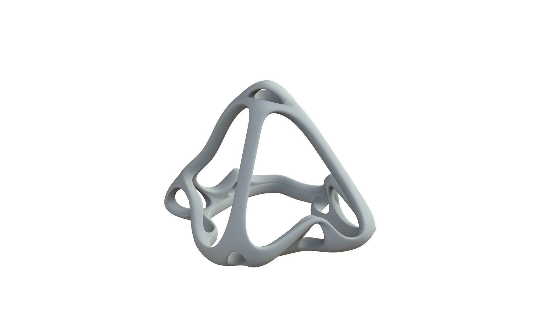 SciFi Cube Object No 62668 Low Poly Shape Low-poly 3D model_7