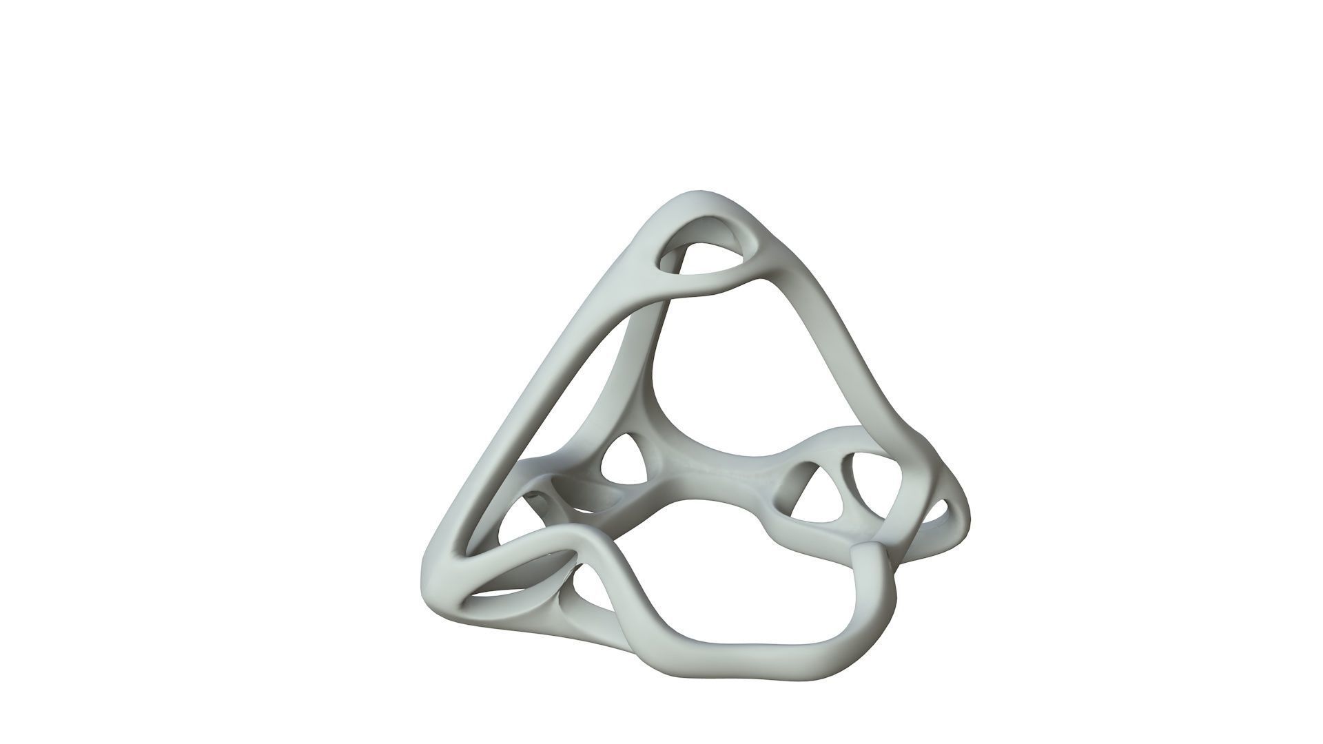 SciFi Cube Object No 62668 Low Poly Shape Low-poly 3D model_1