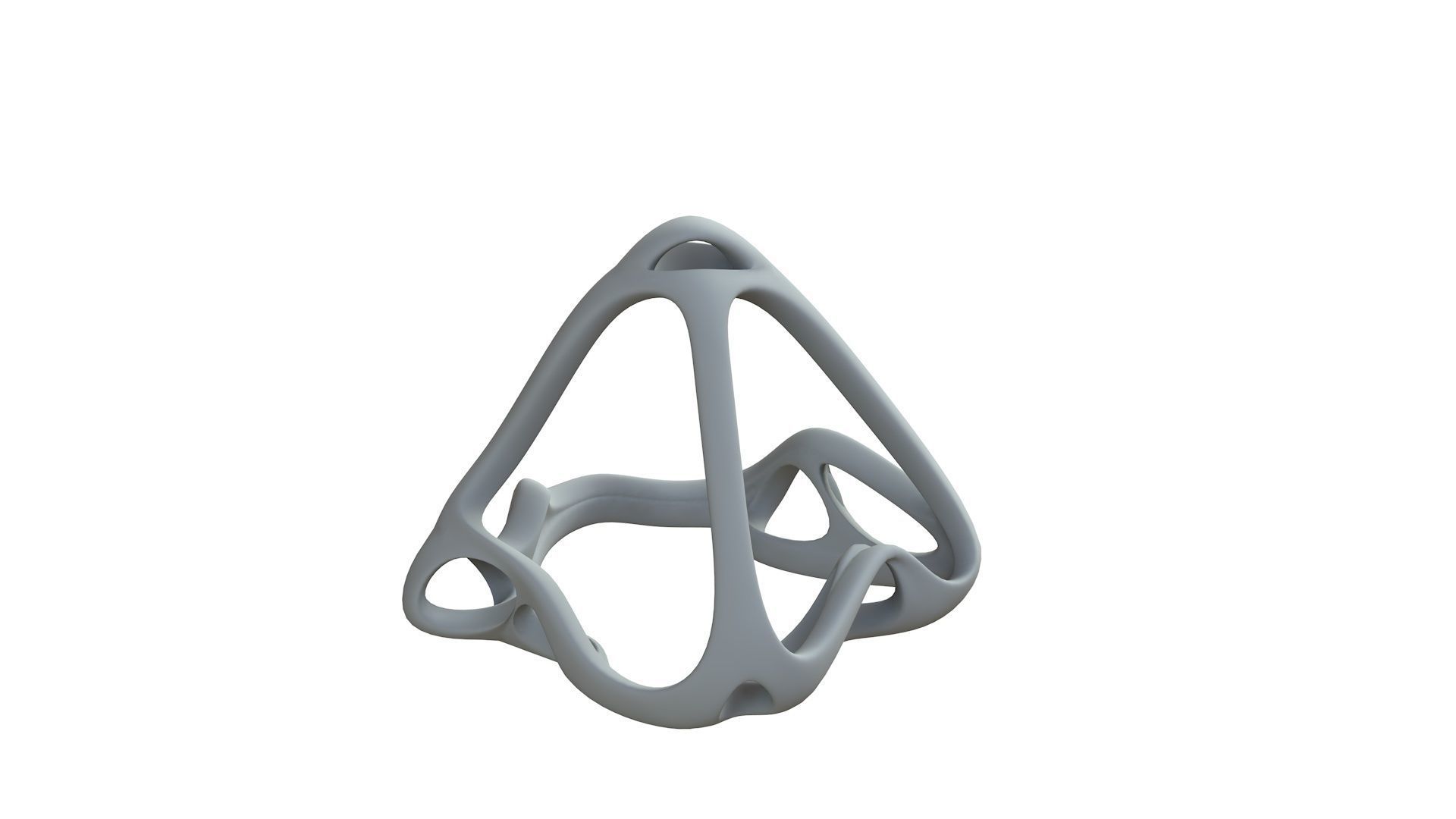 SciFi Cube Object No 62668 Low Poly Shape Low-poly 3D model_9