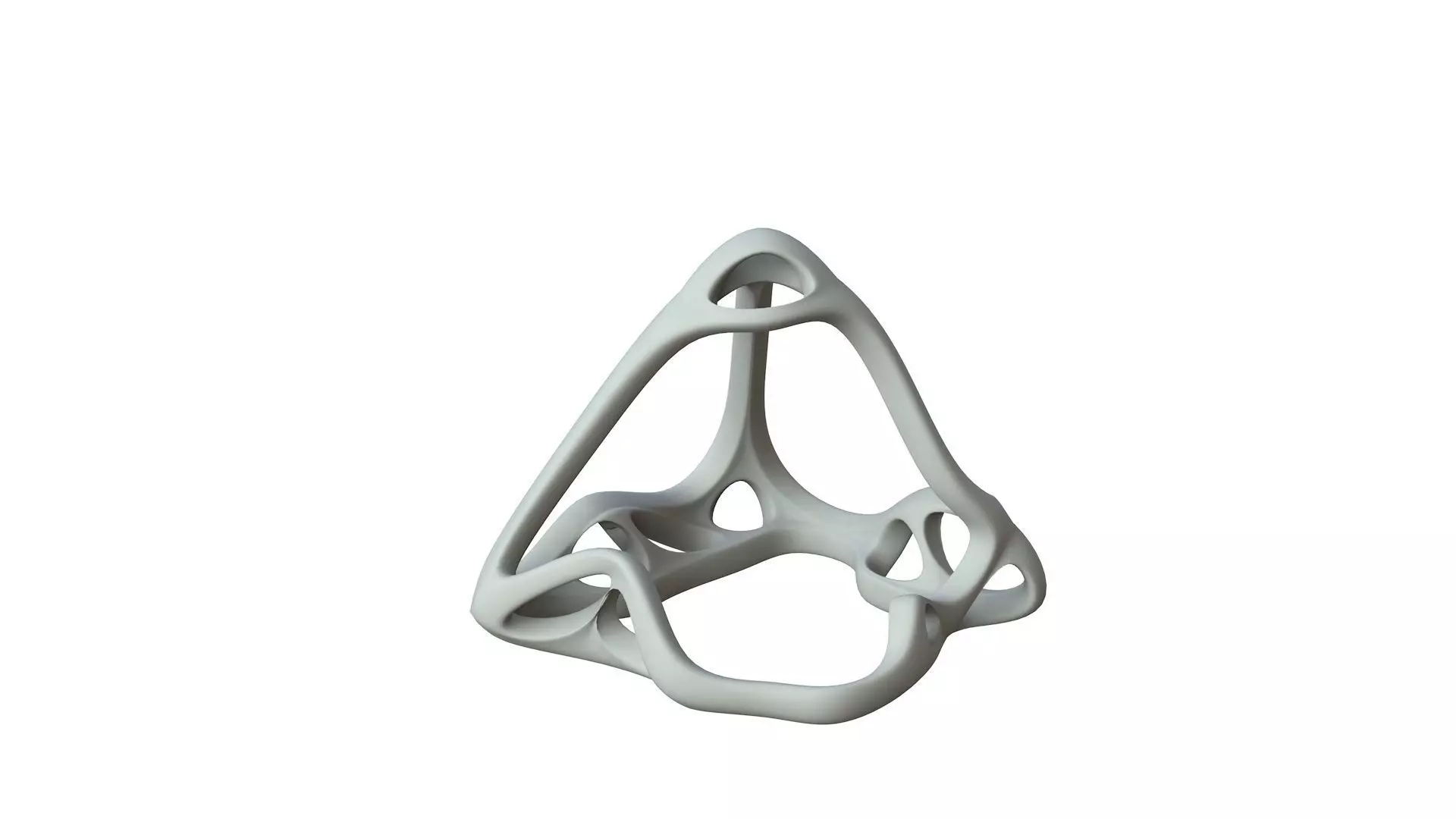 SciFi Cube Object No 62668 Low Poly Shape Low-poly 3D model_0