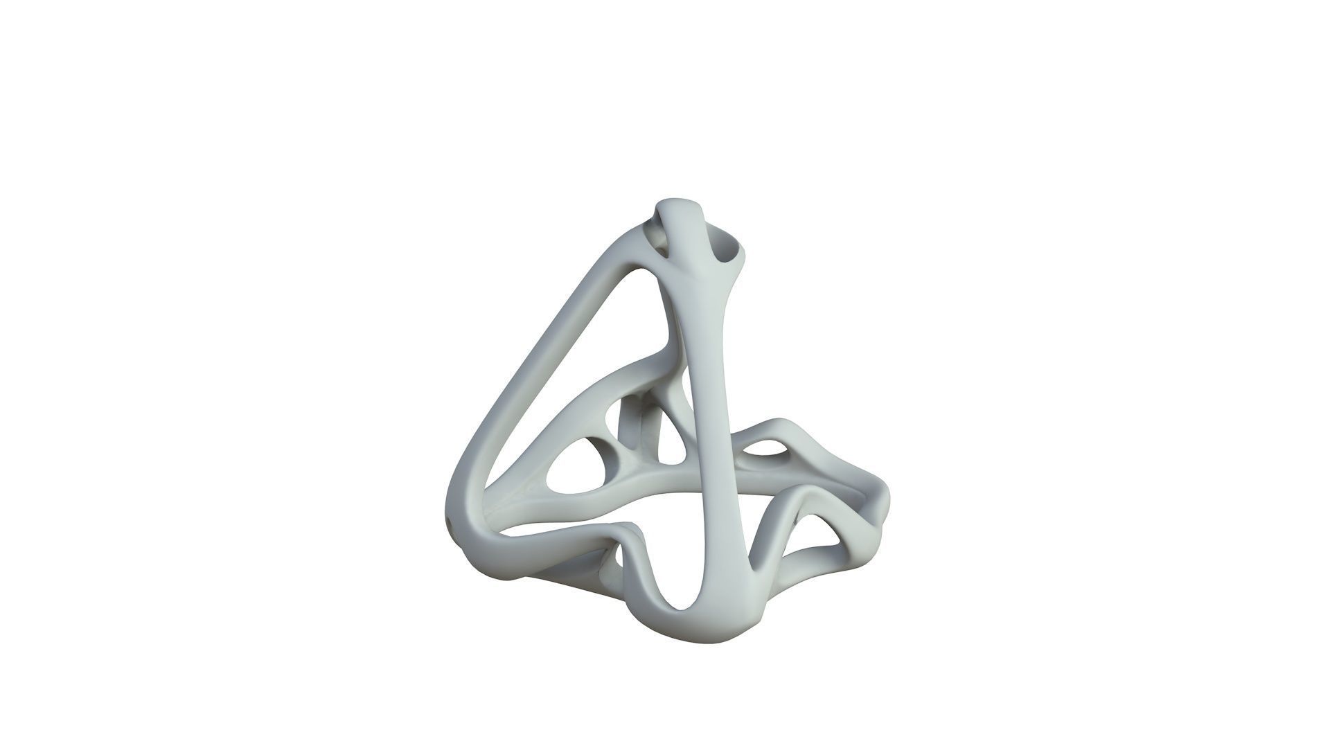 SciFi Cube Object No 62668 Low Poly Shape Low-poly 3D model_4