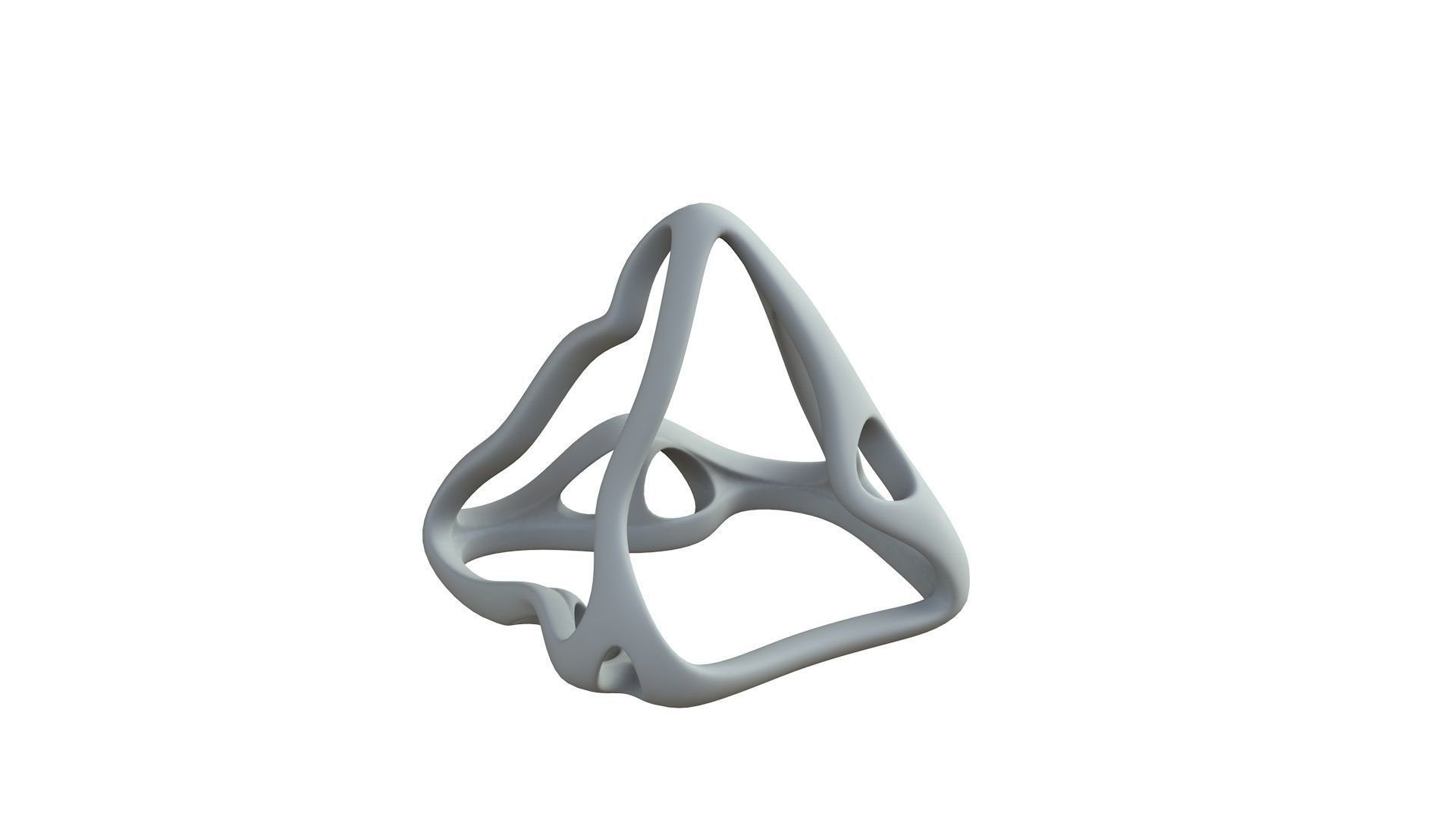 SciFi Cube Object No 62638 Low Poly Shape Low-poly 3D model_7