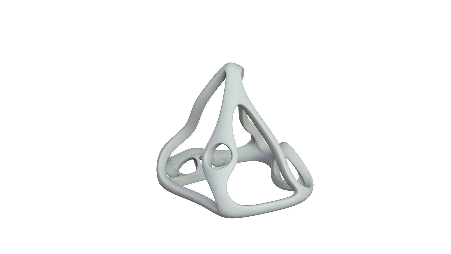 SciFi Cube Object No 62638 Low Poly Shape Low-poly 3D model_3