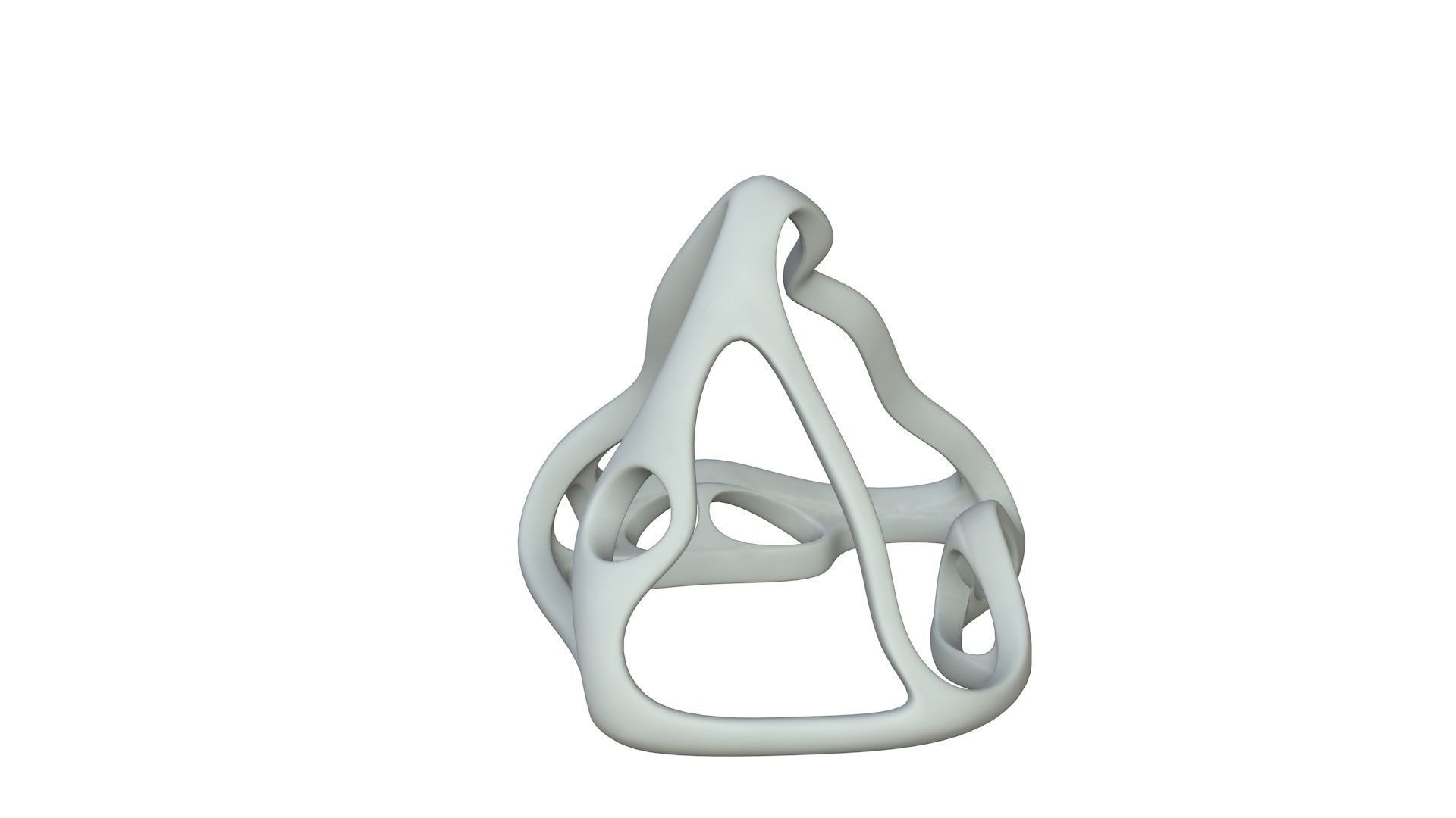 SciFi Cube Object No 62638 Low Poly Shape Low-poly 3D model_2