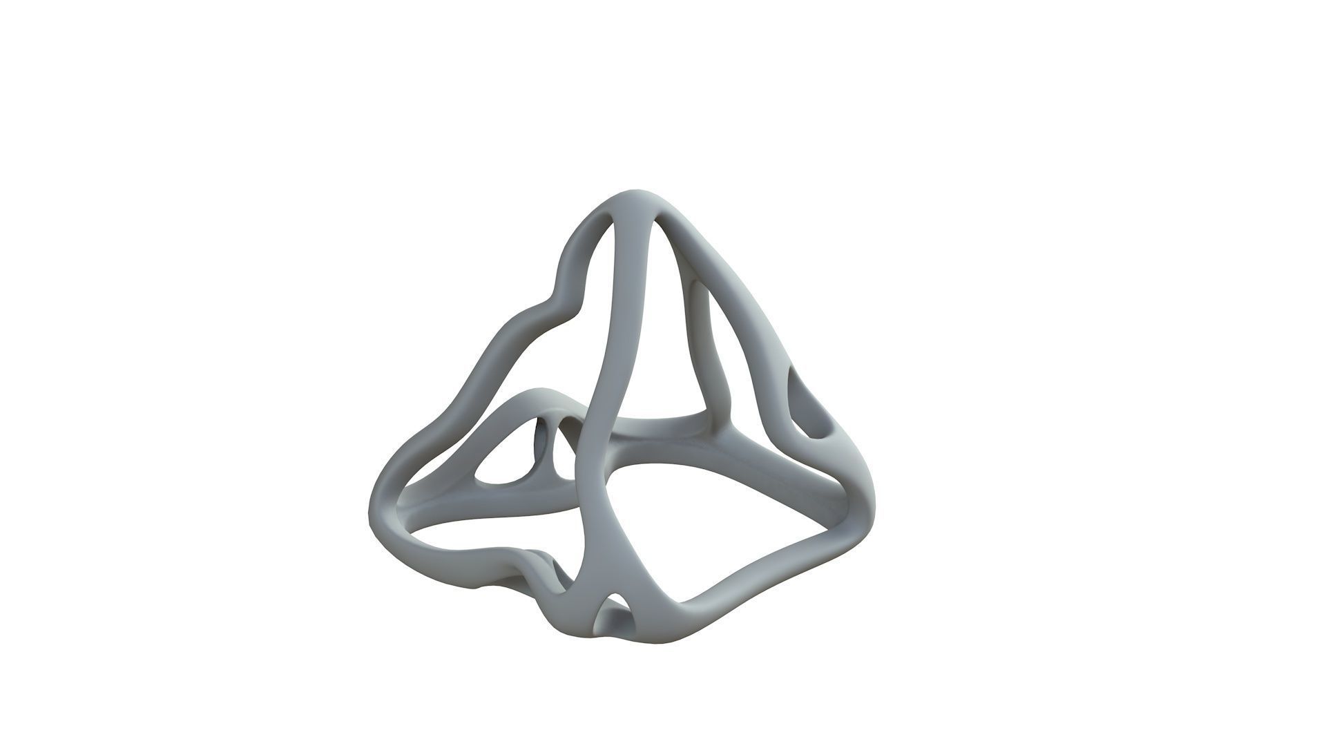 SciFi Cube Object No 62638 Low Poly Shape Low-poly 3D model_8