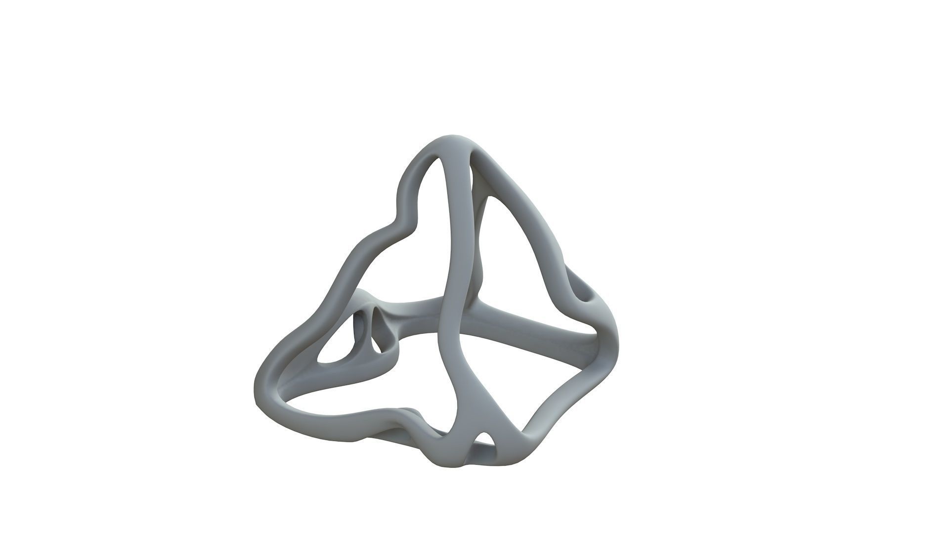 SciFi Cube Object No 62638 Low Poly Shape Low-poly 3D model_9