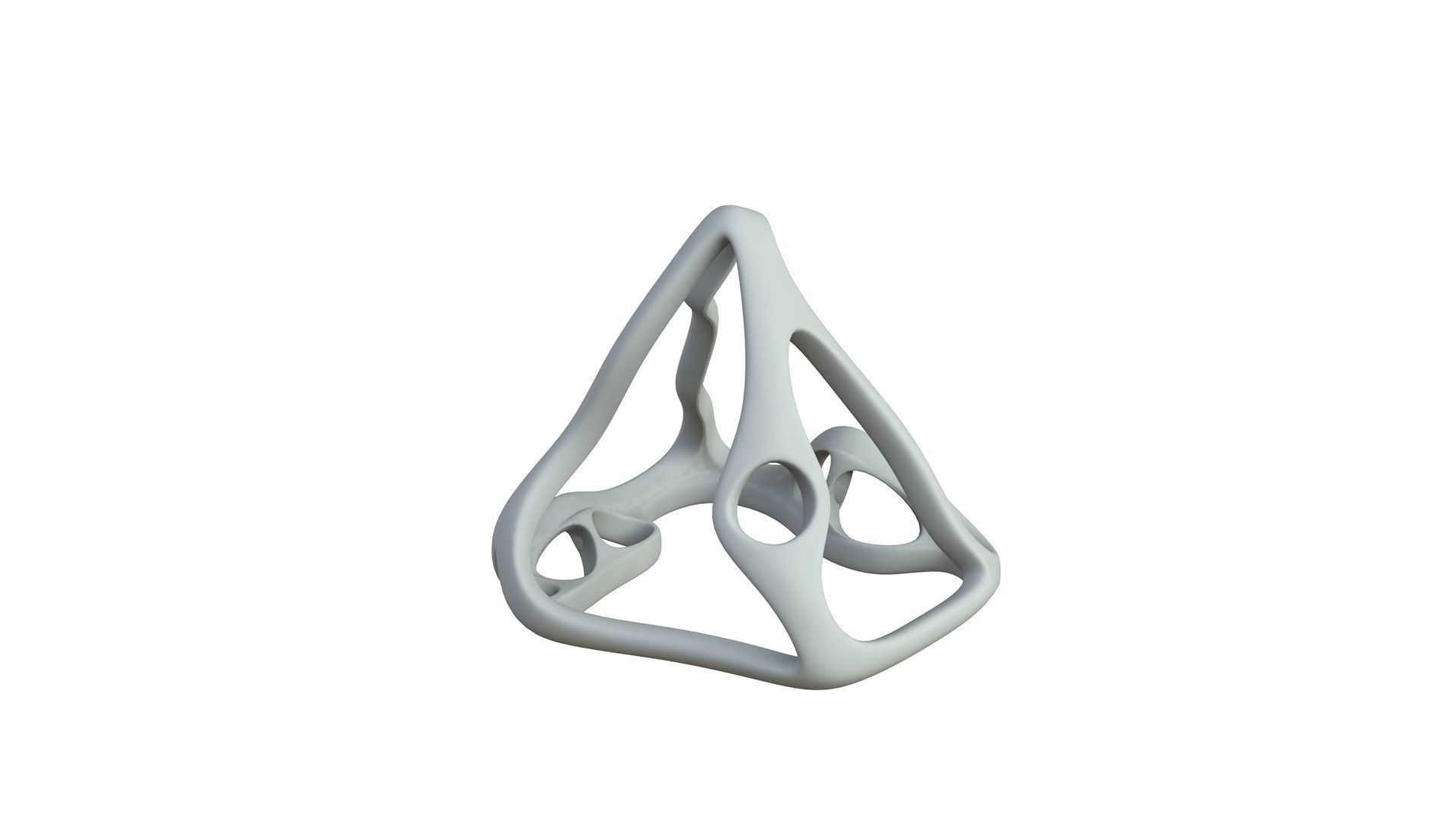 SciFi Cube Object No 62638 Low Poly Shape Low-poly 3D model_4