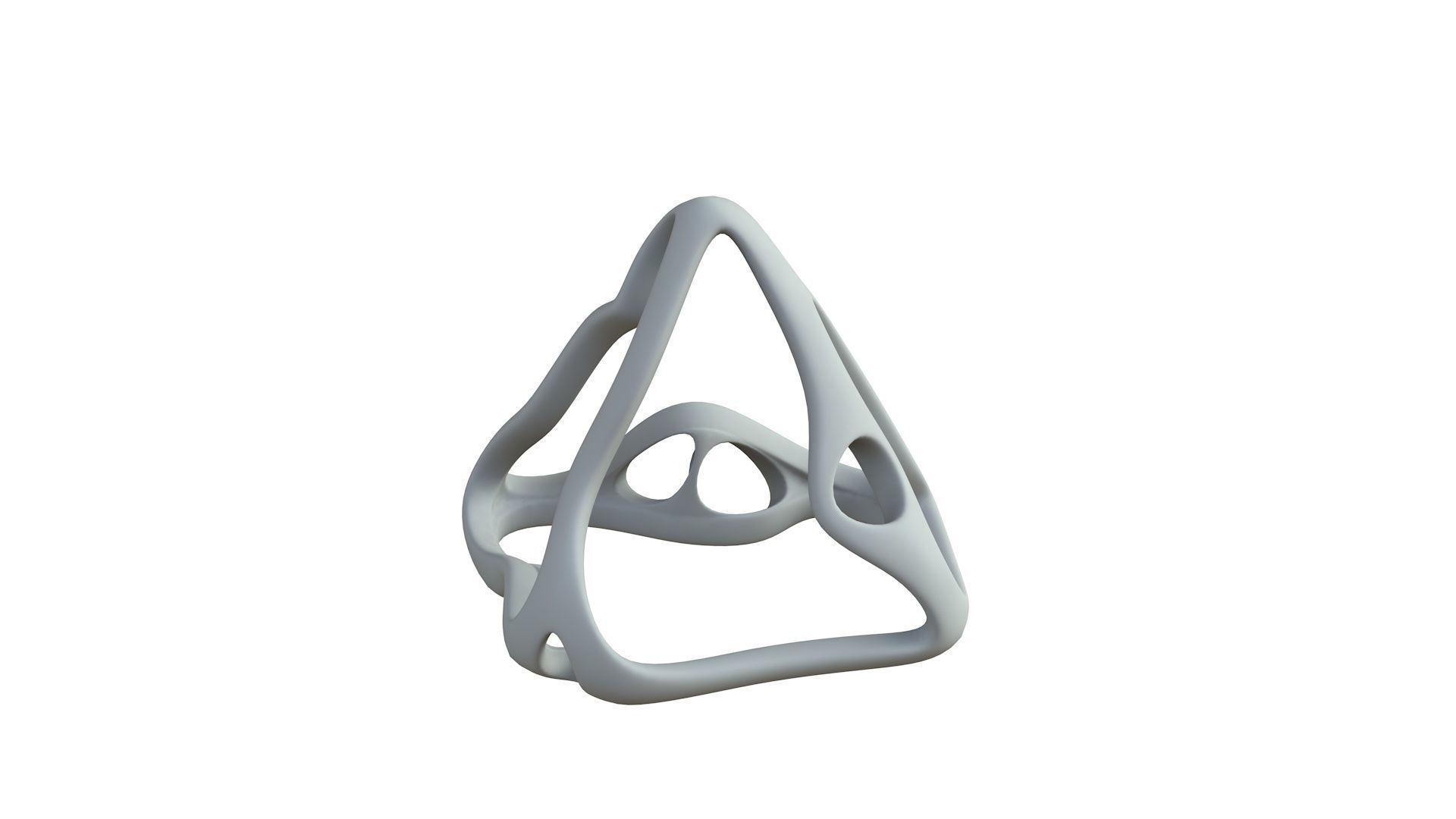 SciFi Cube Object No 62638 Low Poly Shape Low-poly 3D model_6