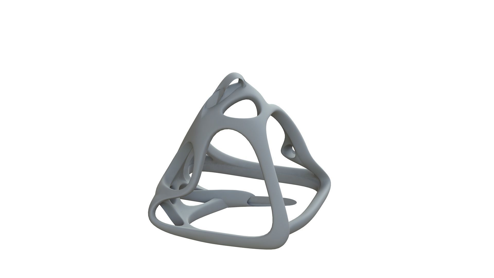 SciFi Cube Object No 62631 Low Poly Shape Low-poly 3D model_10