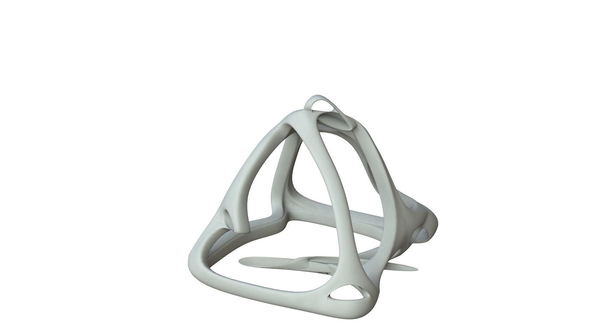 SciFi Cube Object No 62631 Low Poly Shape Low-poly 3D model_1