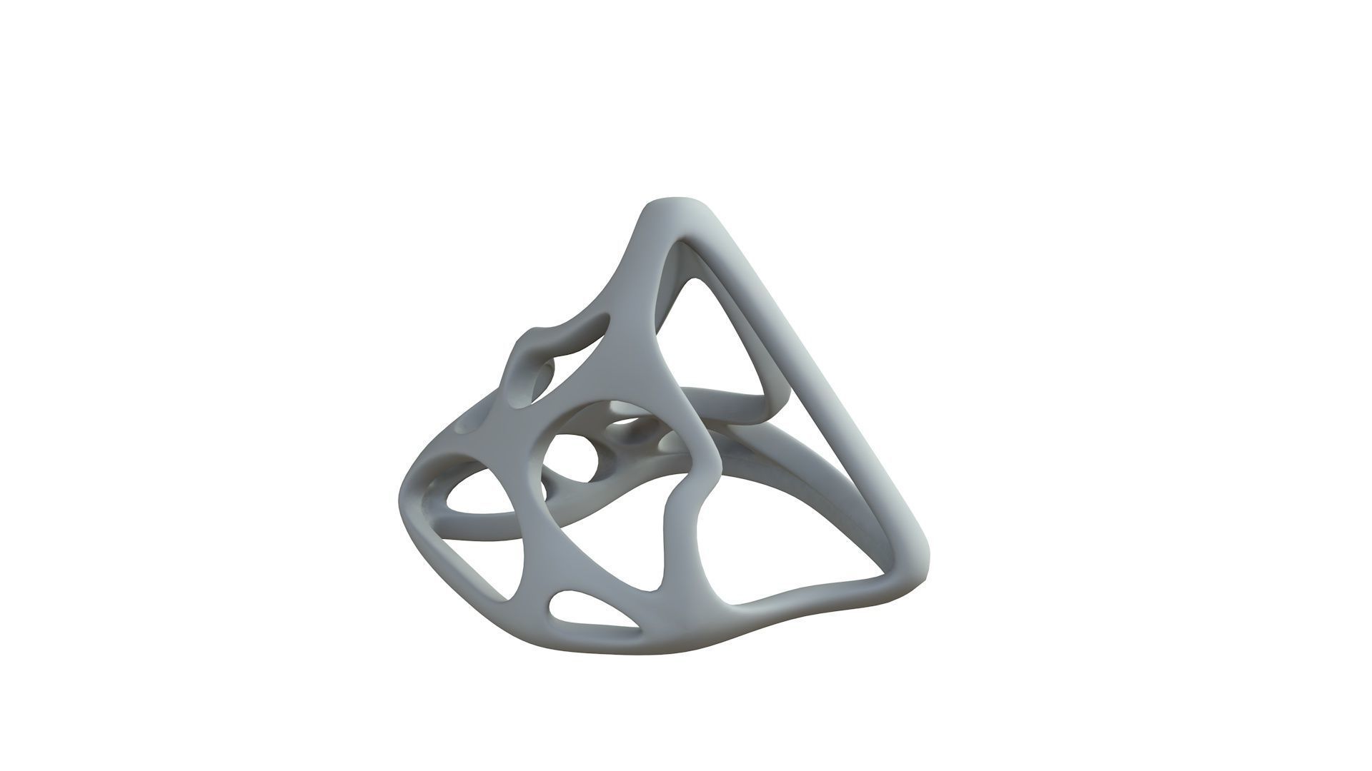 SciFi Cube Object No 62582 Low Poly Shape Low-poly 3D model_7