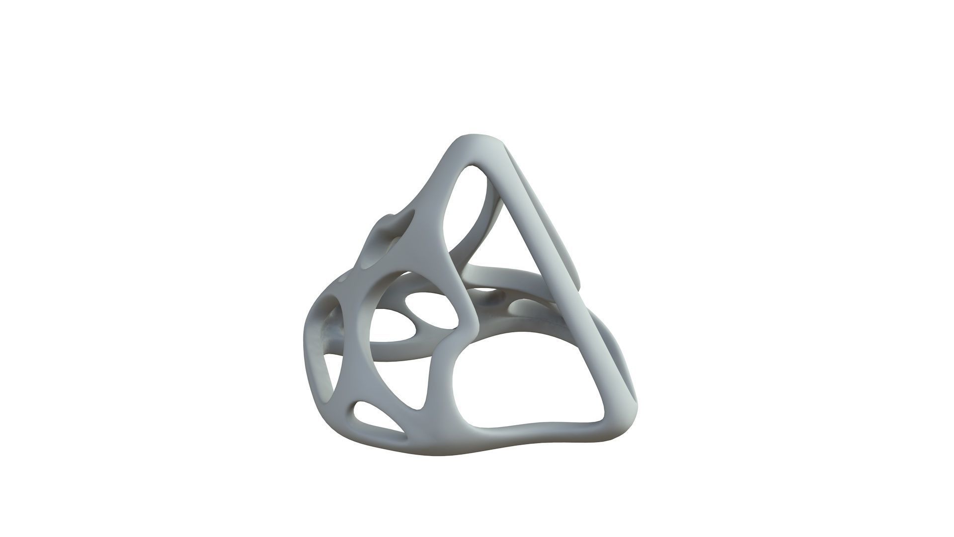 SciFi Cube Object No 62582 Low Poly Shape Low-poly 3D model_6