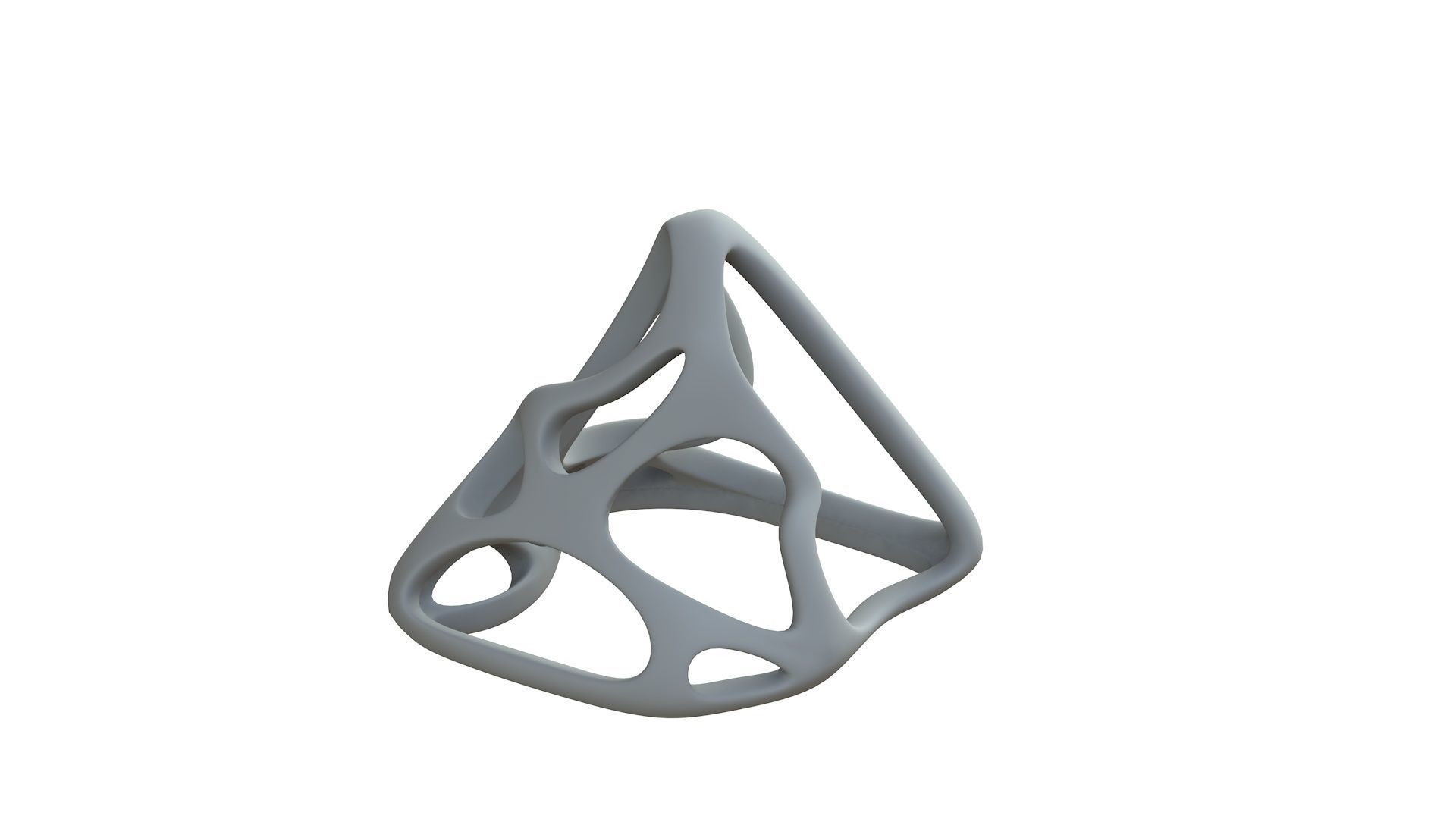 SciFi Cube Object No 62582 Low Poly Shape Low-poly 3D model_9