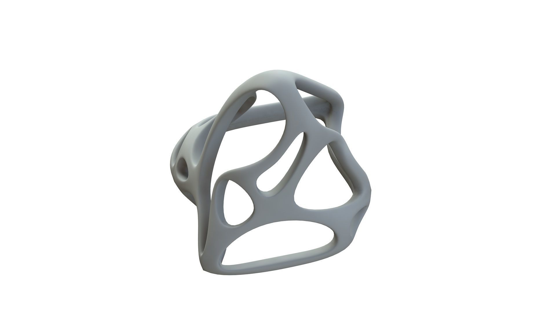 SciFi Cube Object No 62582 Low Poly Shape Low-poly 3D model_15