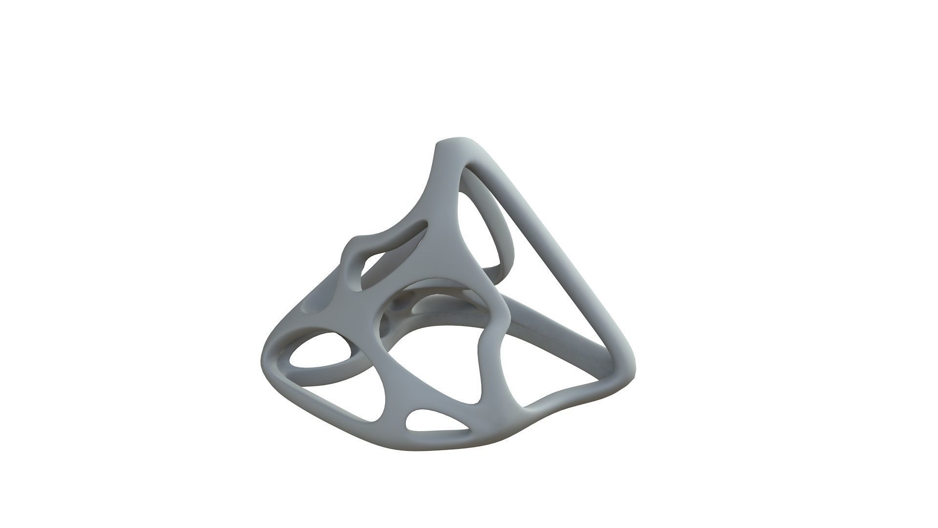 SciFi Cube Object No 62582 Low Poly Shape Low-poly 3D model_8