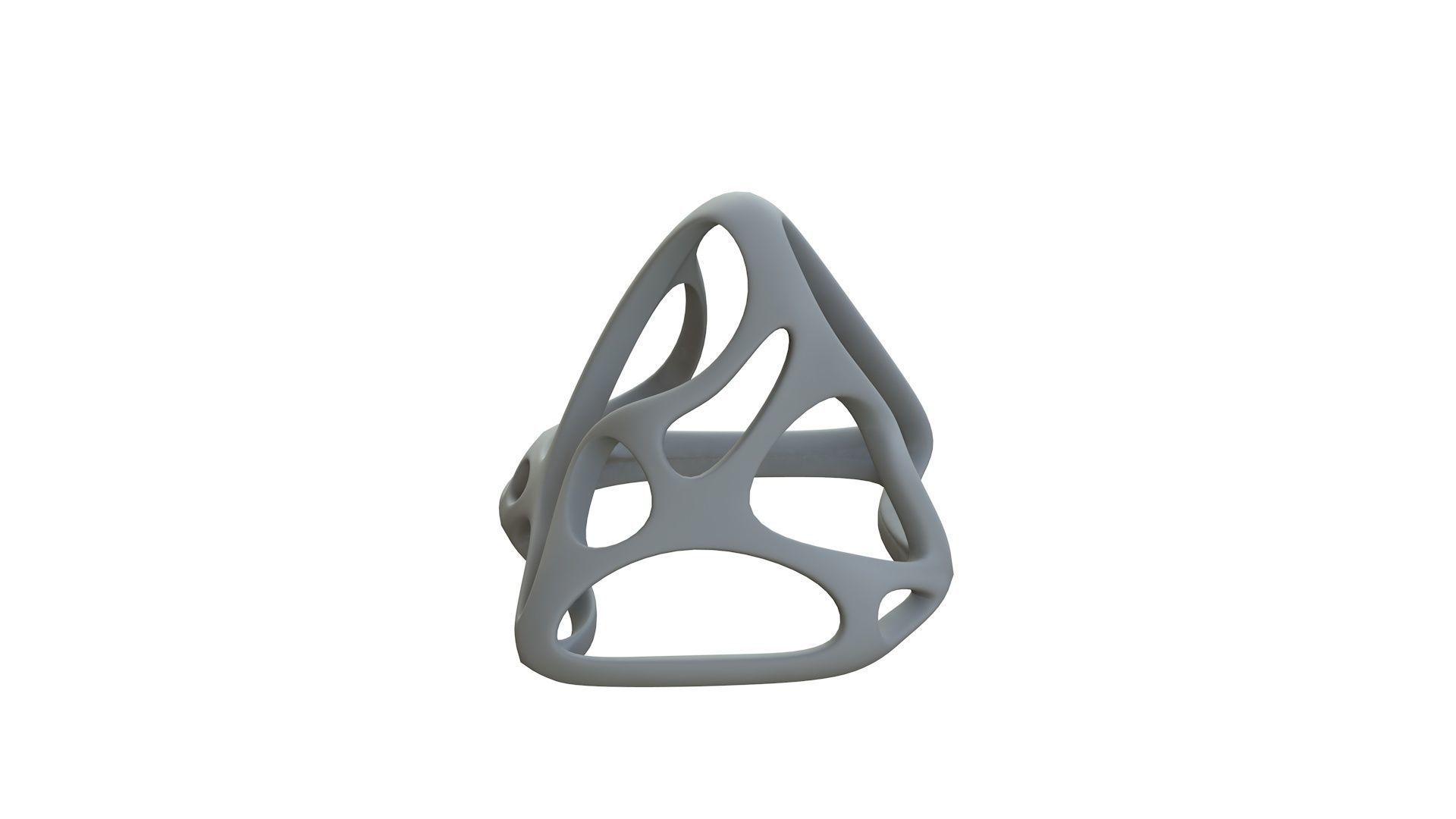 SciFi Cube Object No 62582 Low Poly Shape Low-poly 3D model_12