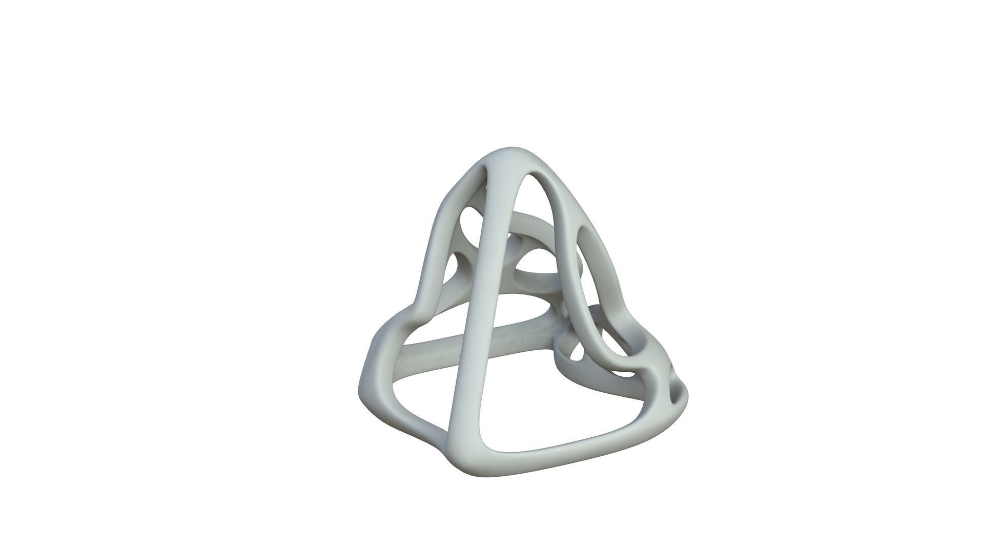 SciFi Cube Object No 62582 Low Poly Shape Low-poly 3D model_3