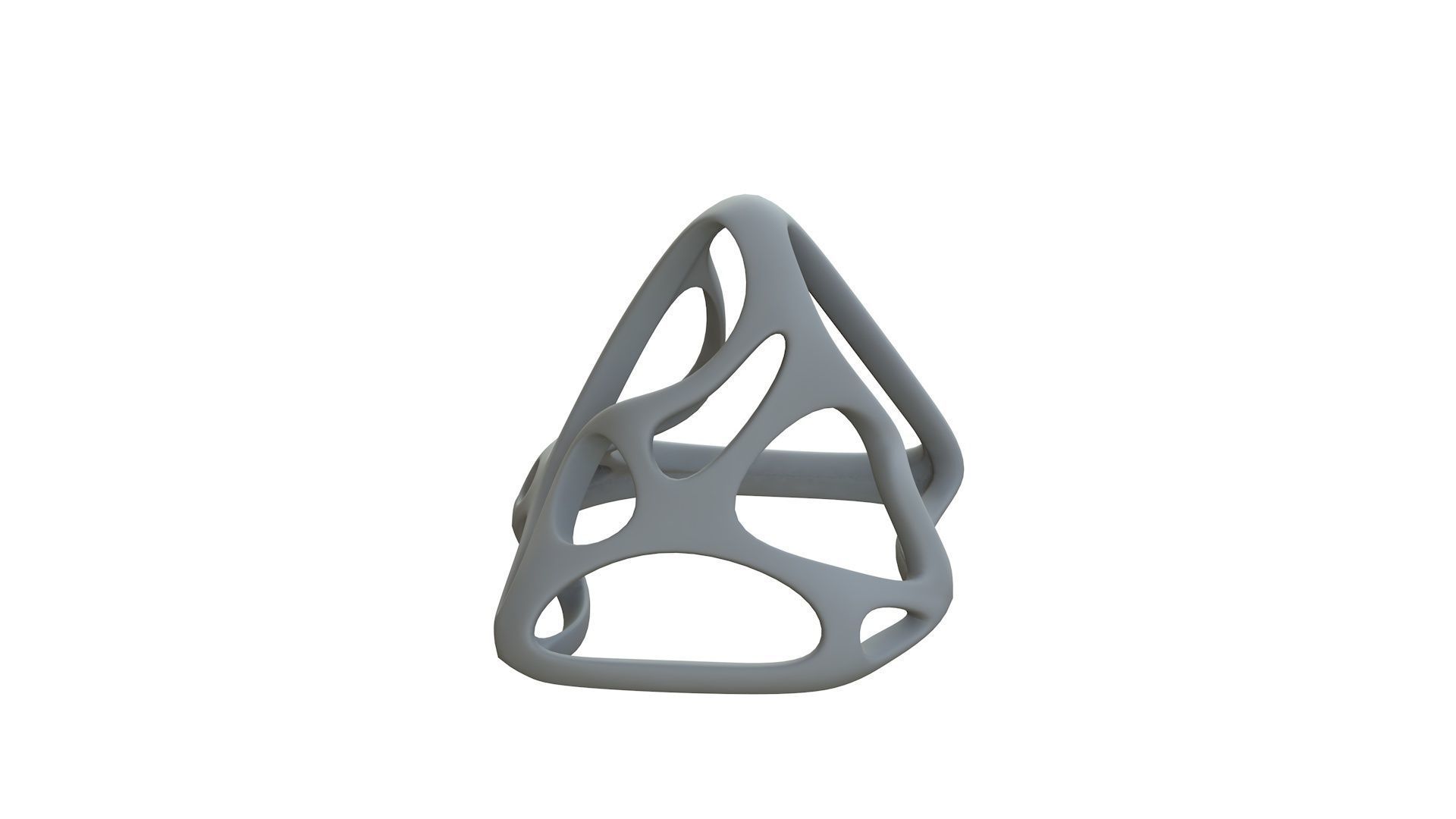 SciFi Cube Object No 62582 Low Poly Shape Low-poly 3D model_11