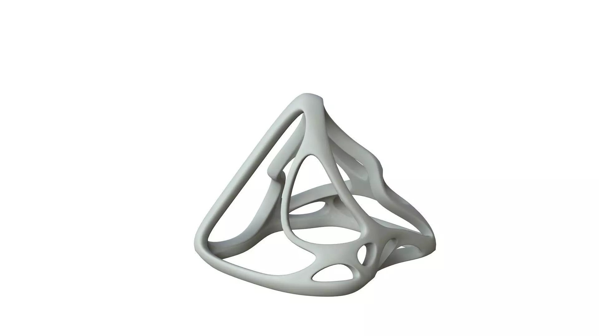 SciFi Cube Object No 62582 Low Poly Shape Low-poly 3D model_0