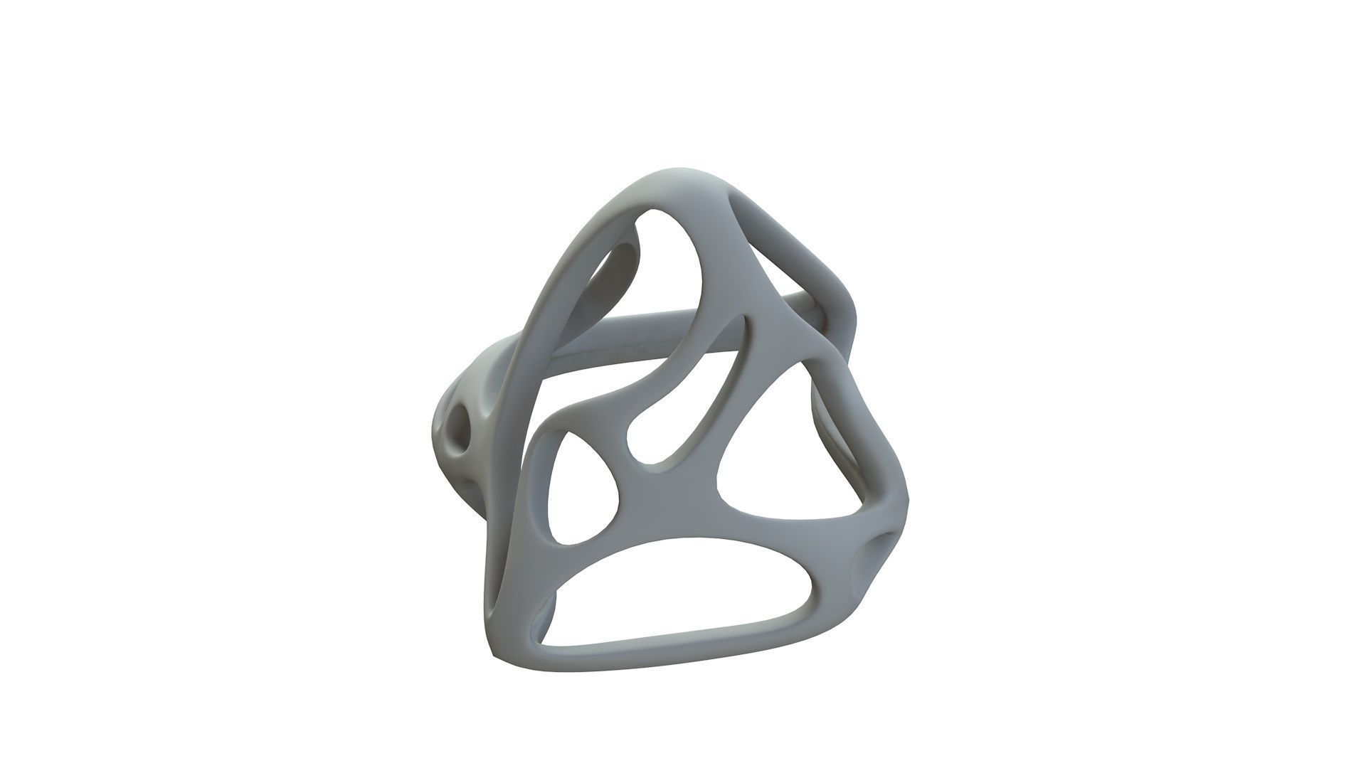 SciFi Cube Object No 62582 Low Poly Shape Low-poly 3D model_14