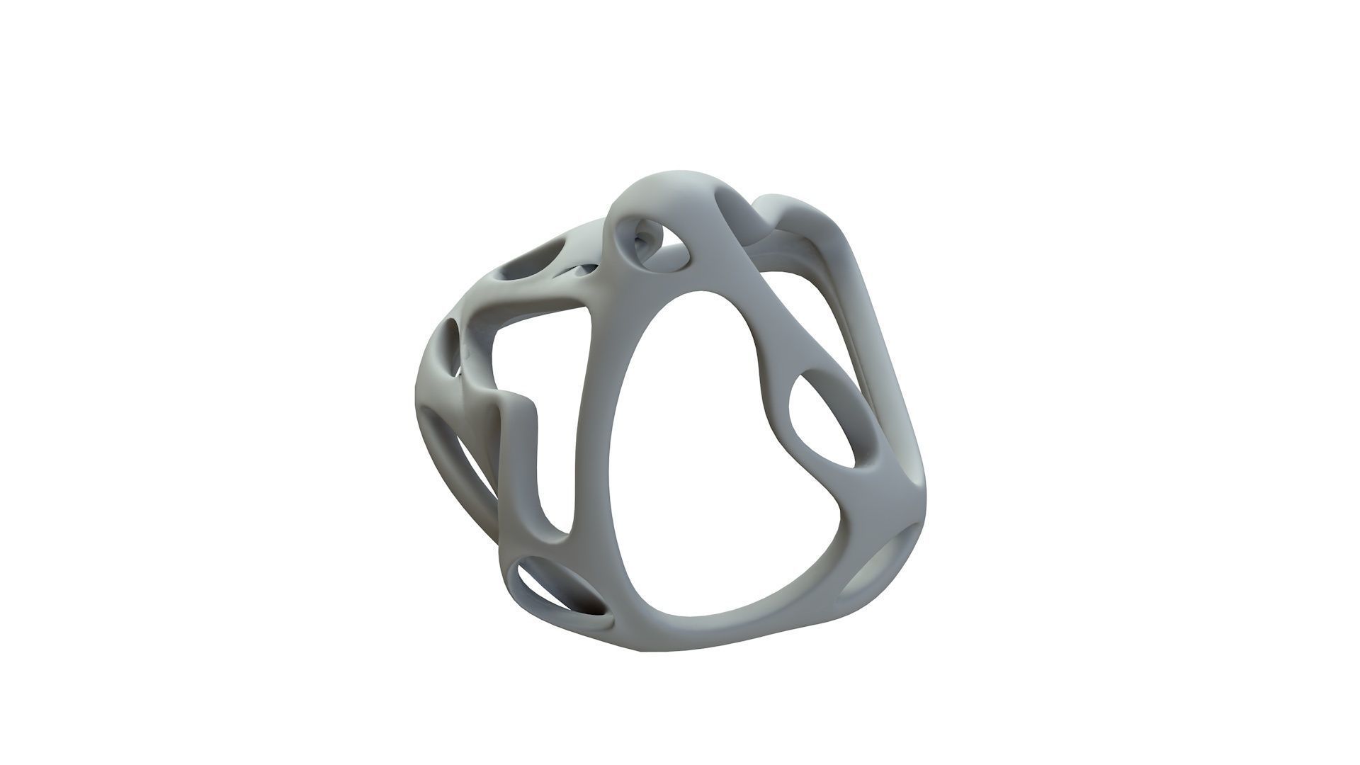 SciFi Cube Object No 62554 Low Poly Shape Low-poly 3D model_16