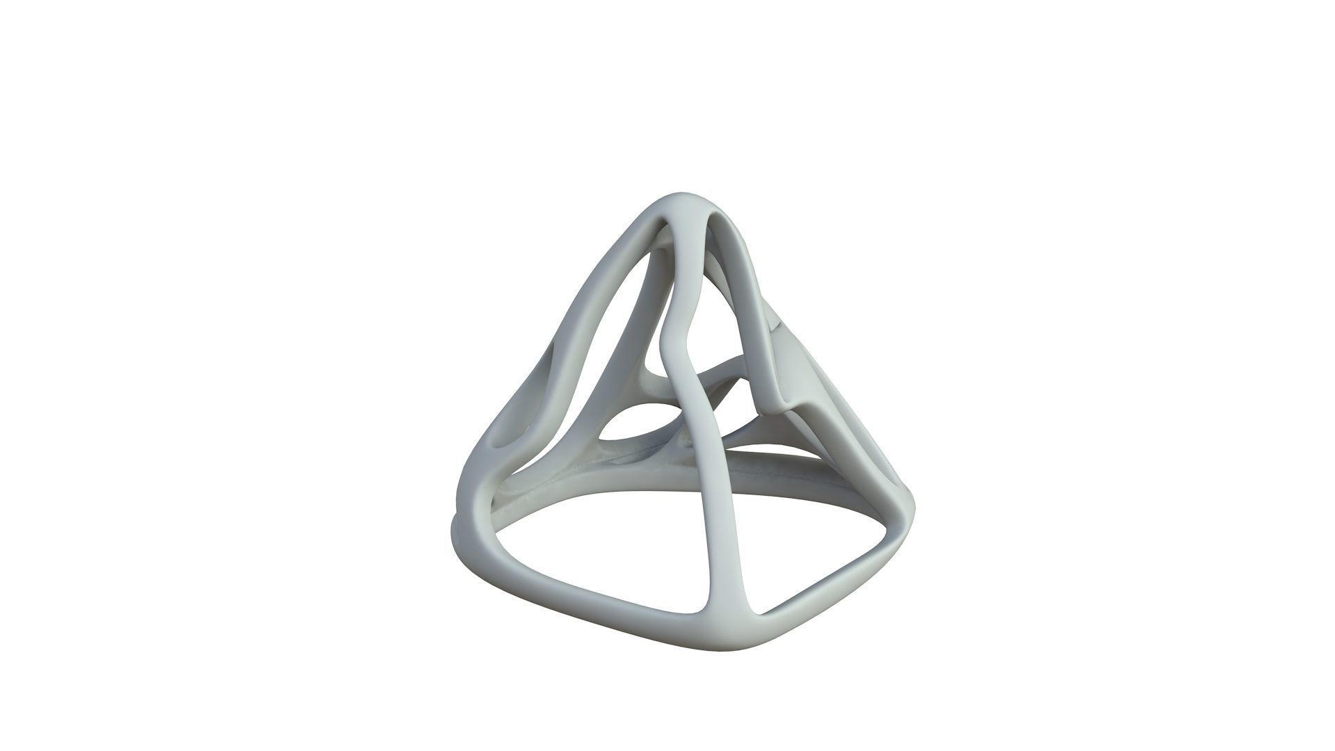 SciFi Cube Object No 62554 Low Poly Shape Low-poly 3D model_4