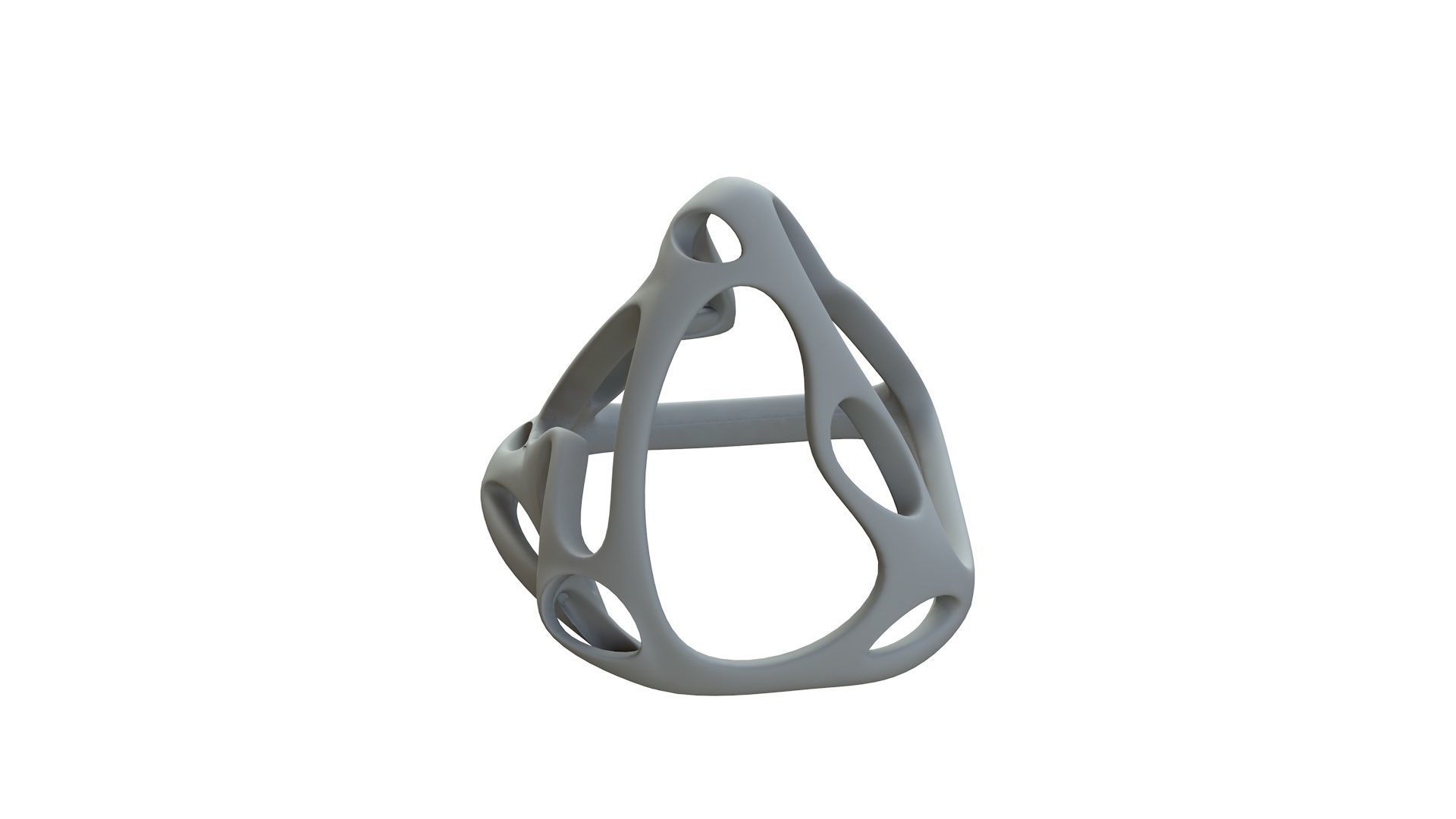 SciFi Cube Object No 62554 Low Poly Shape Low-poly 3D model_13