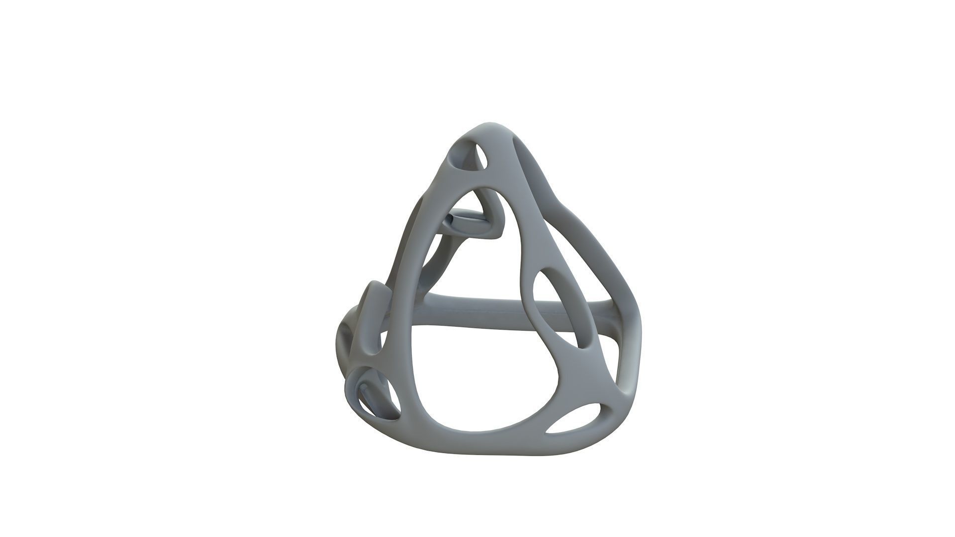 SciFi Cube Object No 62554 Low Poly Shape Low-poly 3D model_11