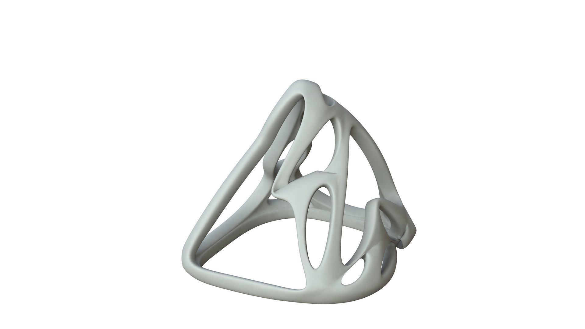 SciFi Cube Object No 62554 Low Poly Shape Low-poly 3D model_1