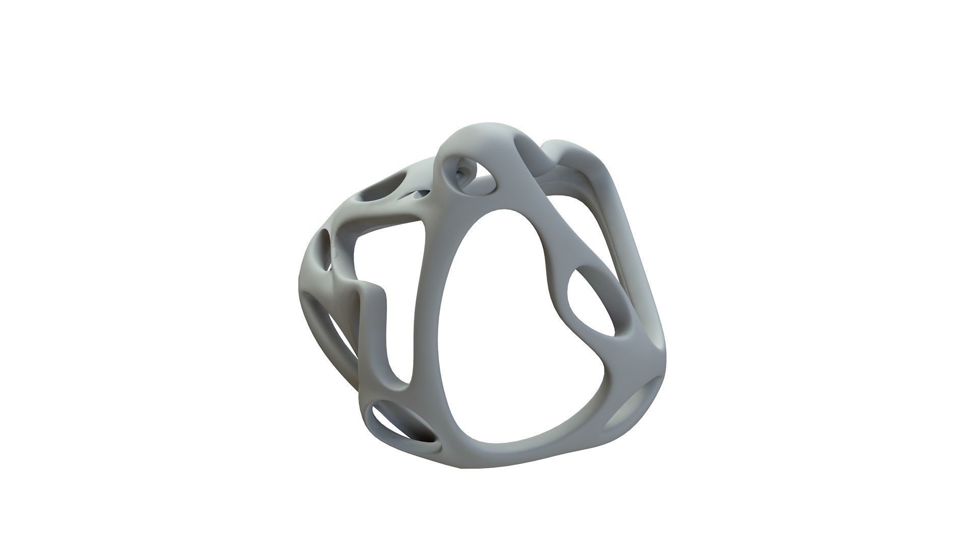 SciFi Cube Object No 62554 Low Poly Shape Low-poly 3D model_17