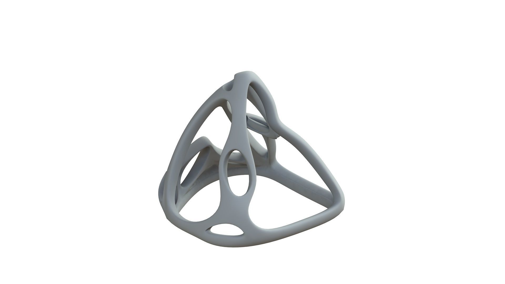 SciFi Cube Object No 62554 Low Poly Shape Low-poly 3D model_8