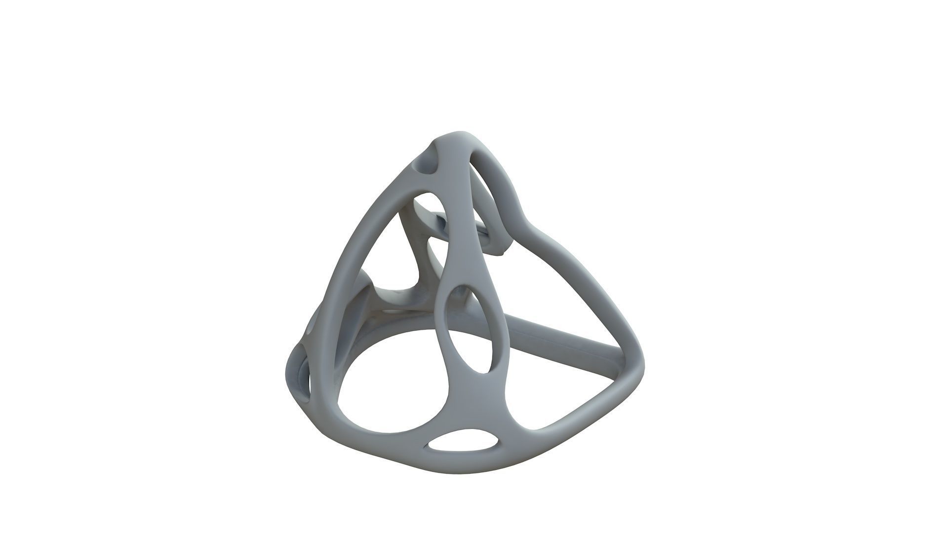 SciFi Cube Object No 62554 Low Poly Shape Low-poly 3D model_9