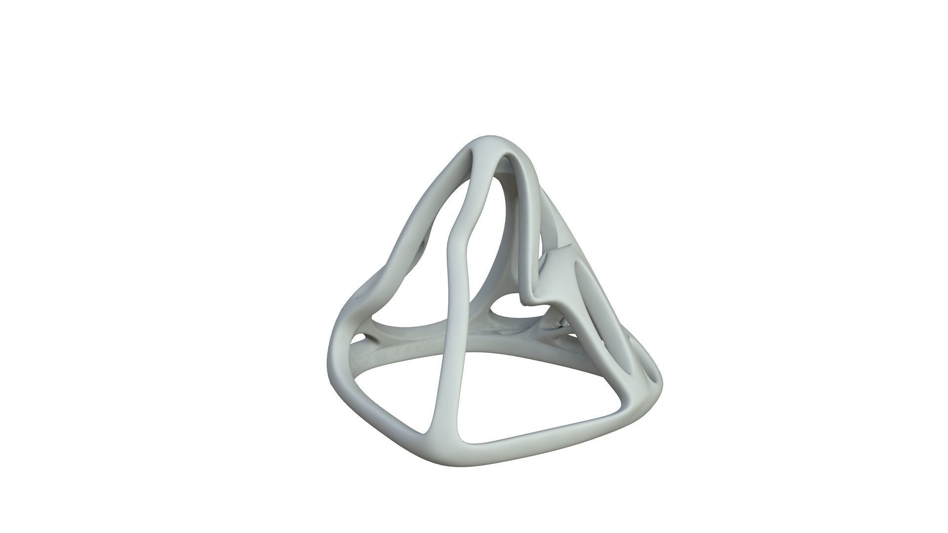 SciFi Cube Object No 62554 Low Poly Shape Low-poly 3D model_3