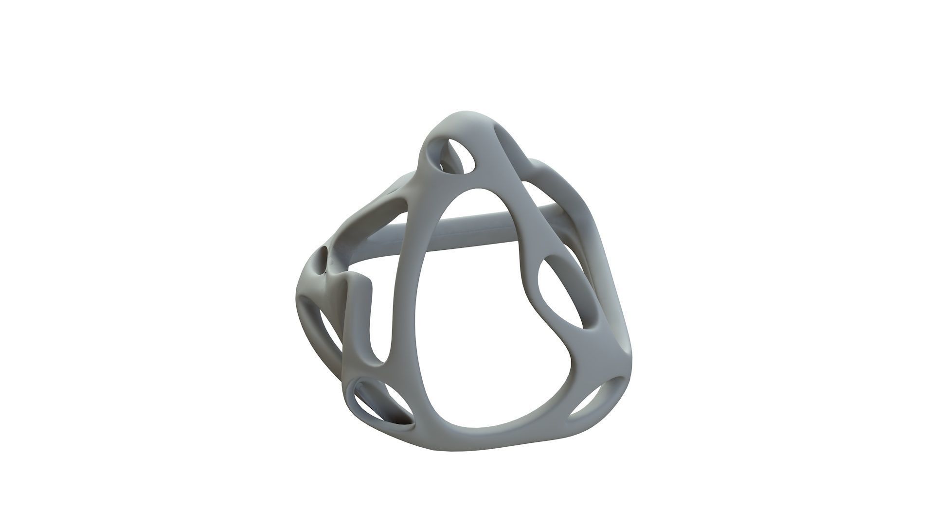 SciFi Cube Object No 62554 Low Poly Shape Low-poly 3D model_14