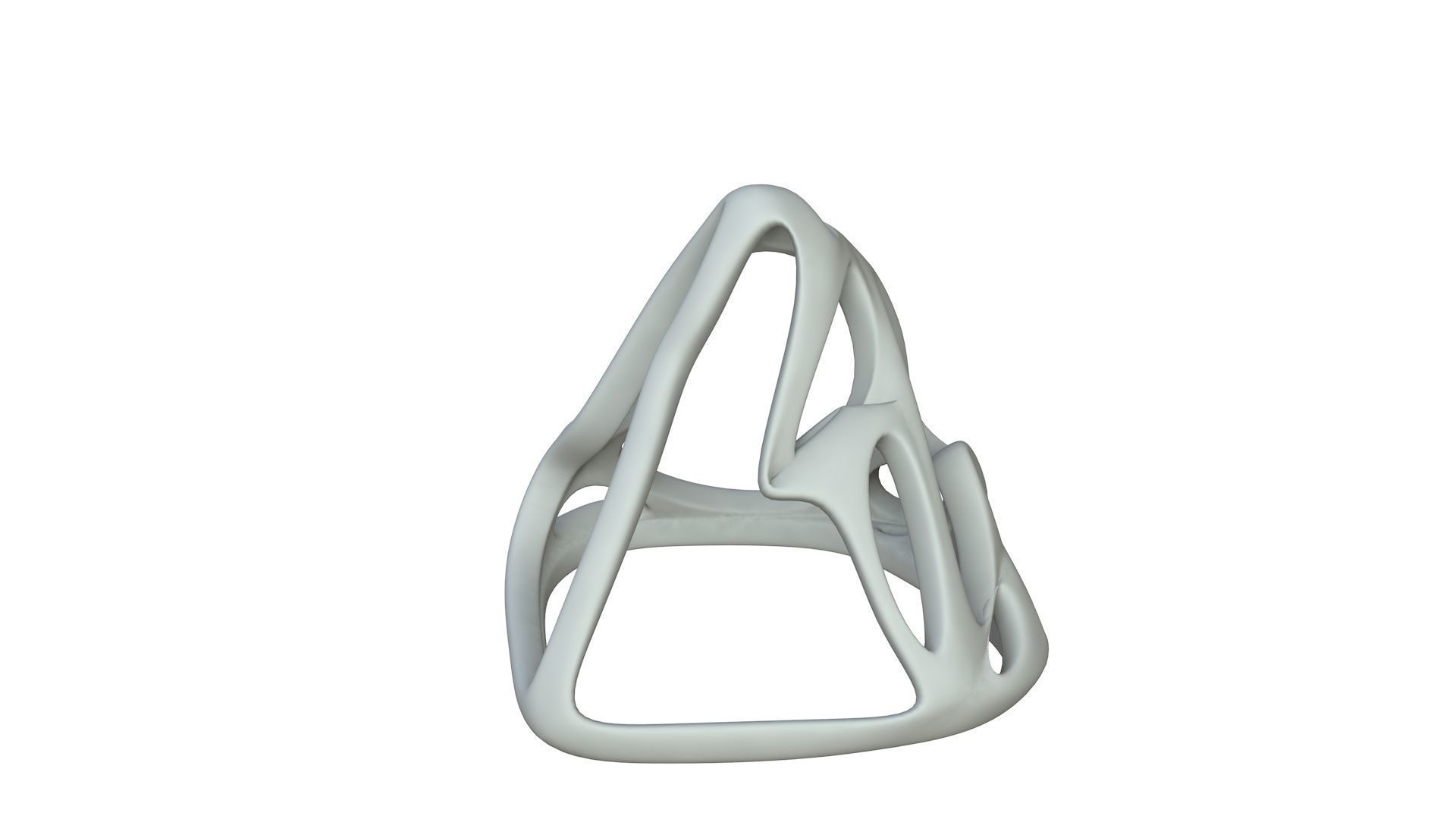 SciFi Cube Object No 62554 Low Poly Shape Low-poly 3D model_2