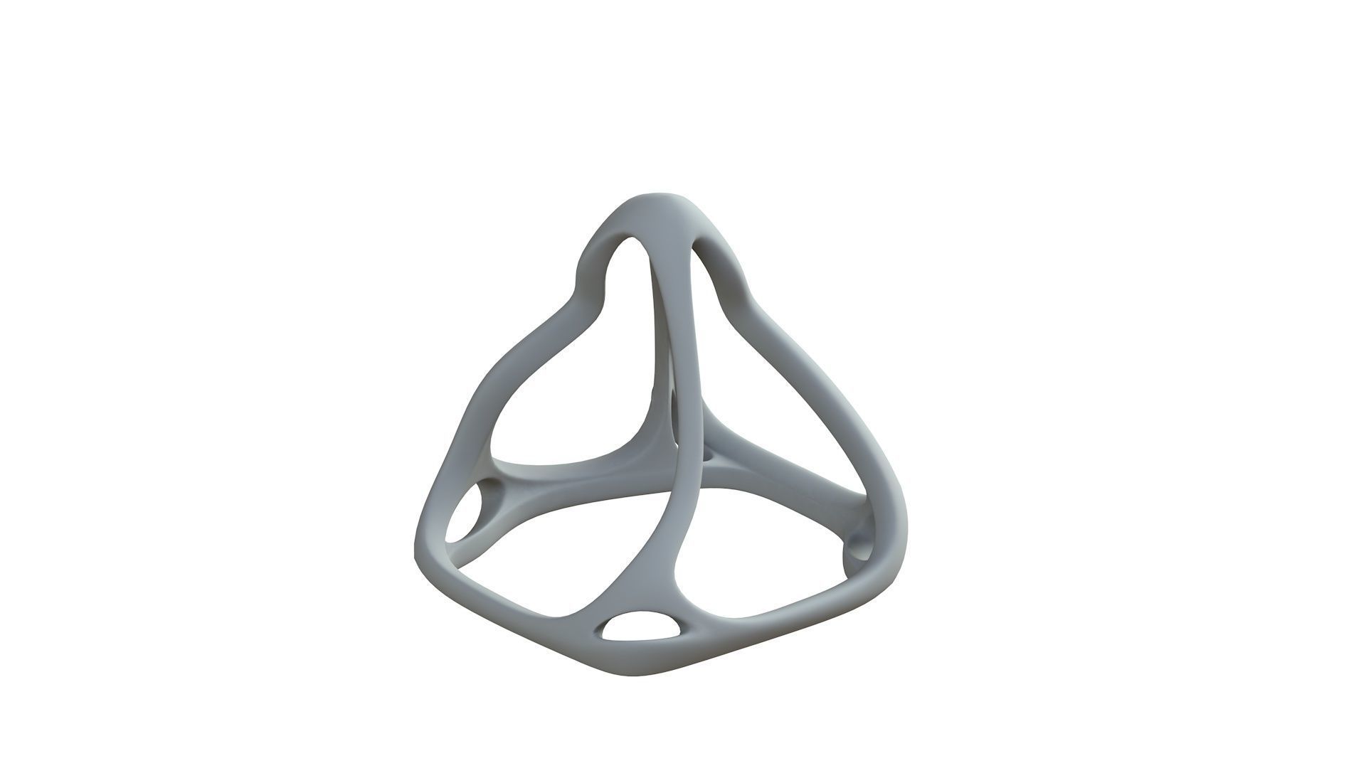 SciFi Cube Object No 62544 Low Poly Shape Low-poly 3D model_8