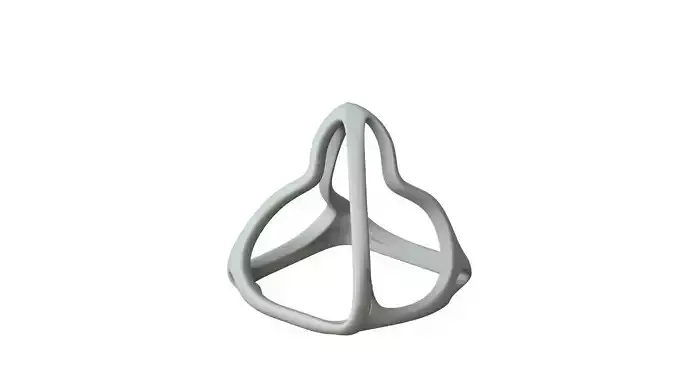 SciFi Cube Object No 62544 Low Poly Shape Low-poly 3D model