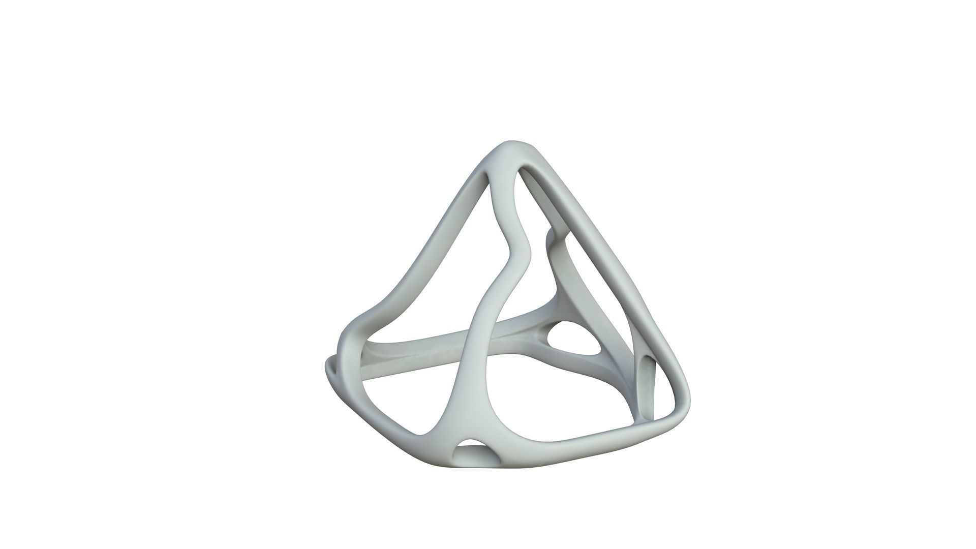 SciFi Cube Object No 62544 Low Poly Shape Low-poly 3D model_3