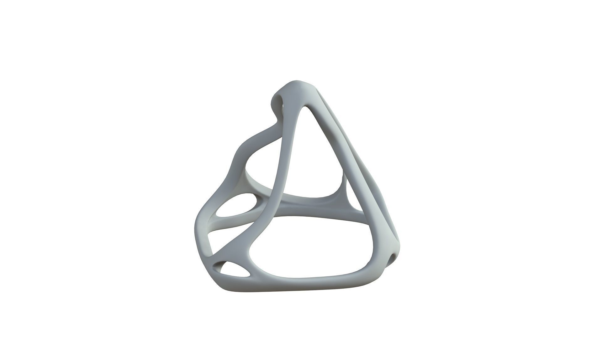 SciFi Cube Object No 62544 Low Poly Shape Low-poly 3D model_6