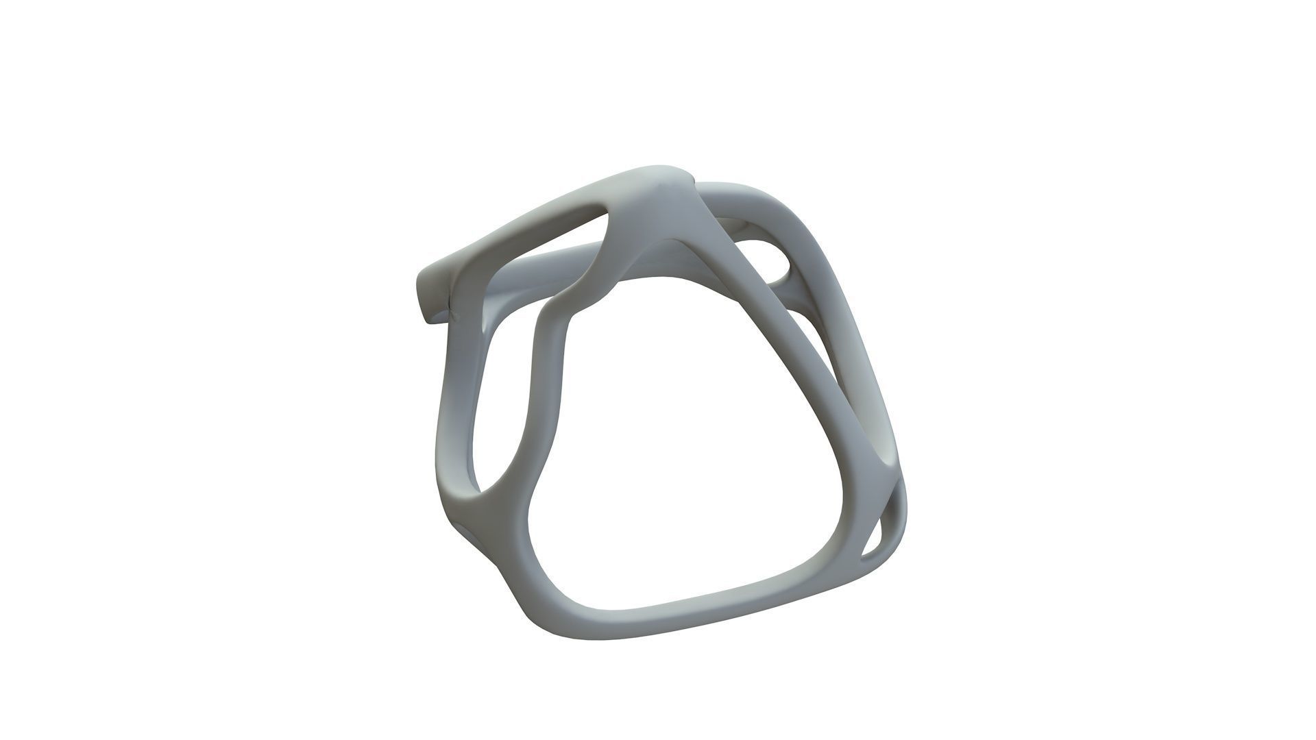 SciFi Cube Object No 62544 Low Poly Shape Low-poly 3D model_16