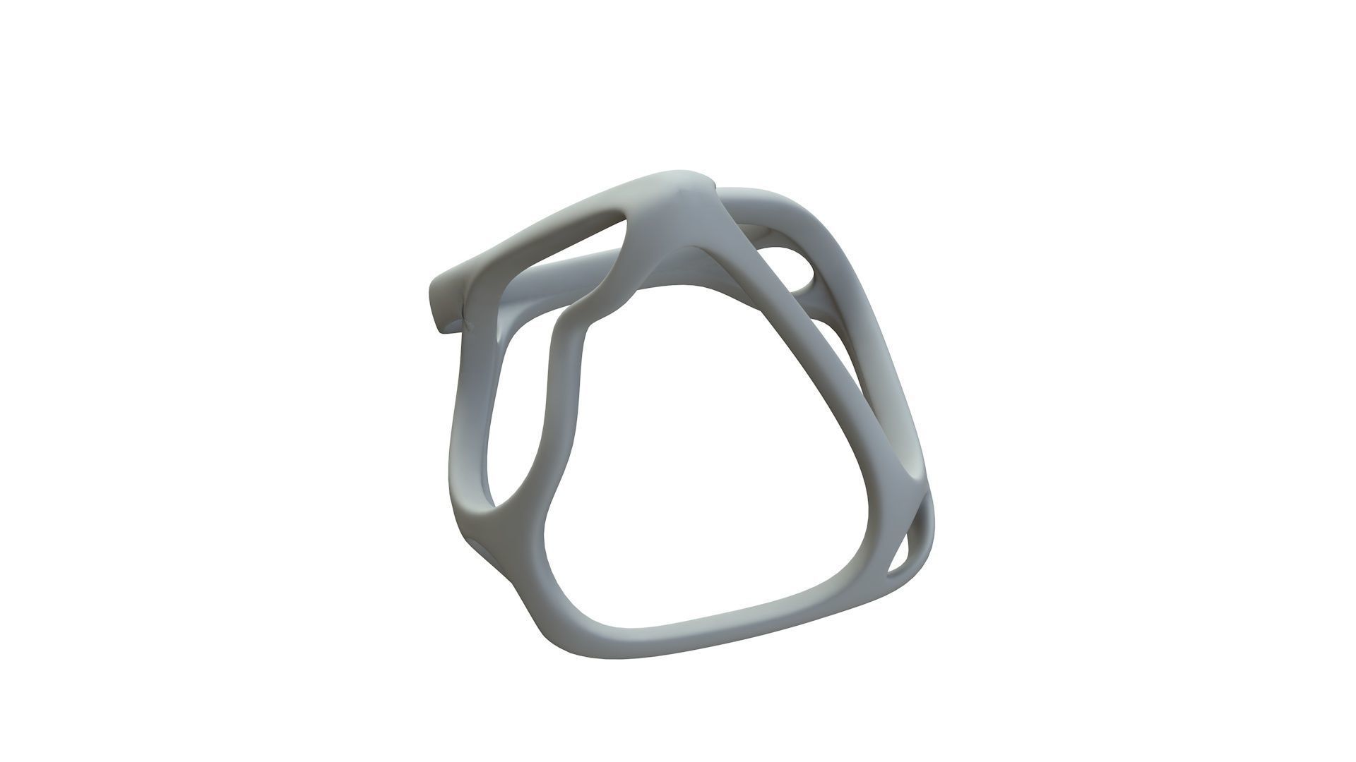 SciFi Cube Object No 62544 Low Poly Shape Low-poly 3D model_17