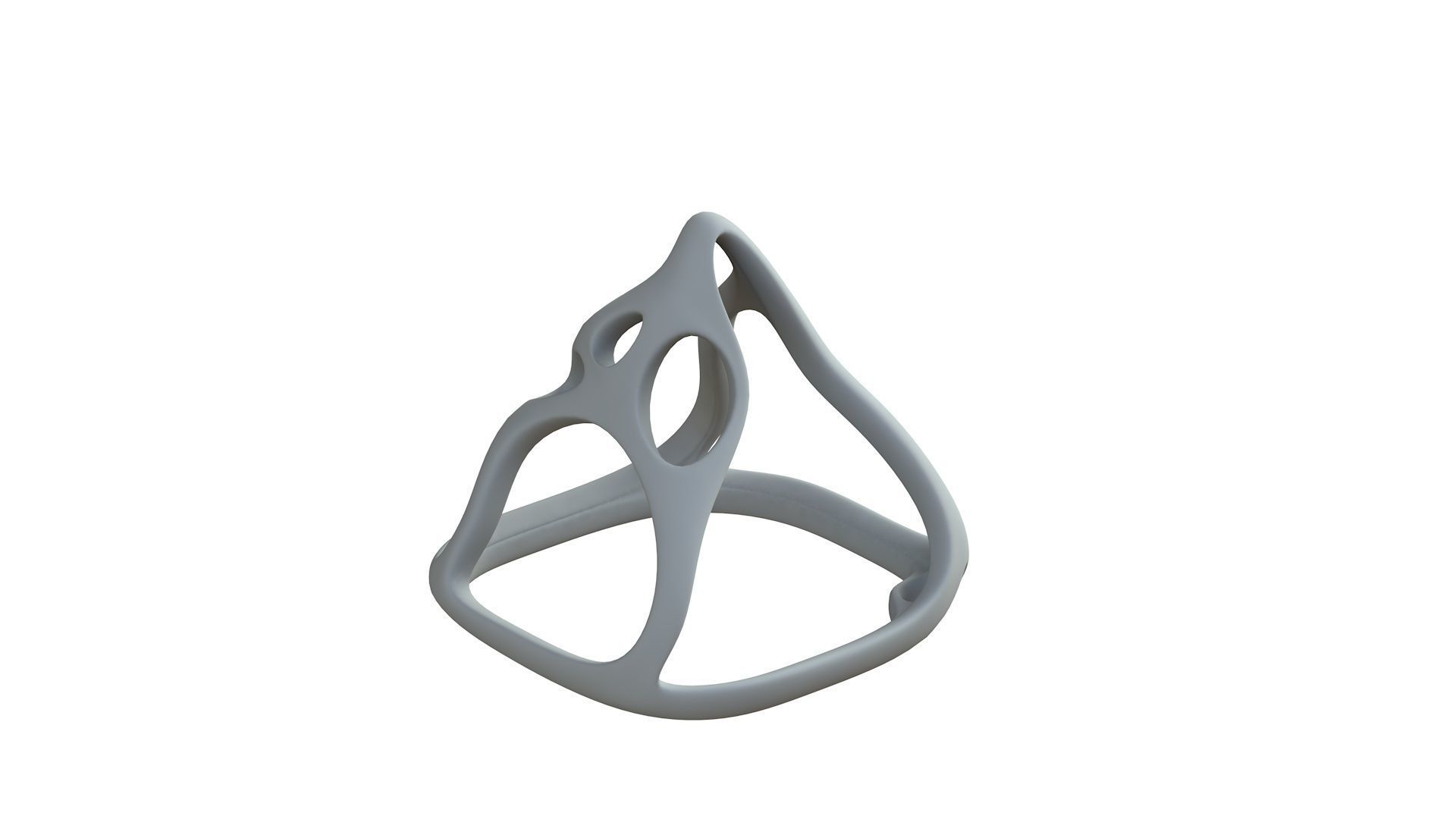 SciFi Cube Object No 62463 Low Poly Shape Low-poly 3D model_8